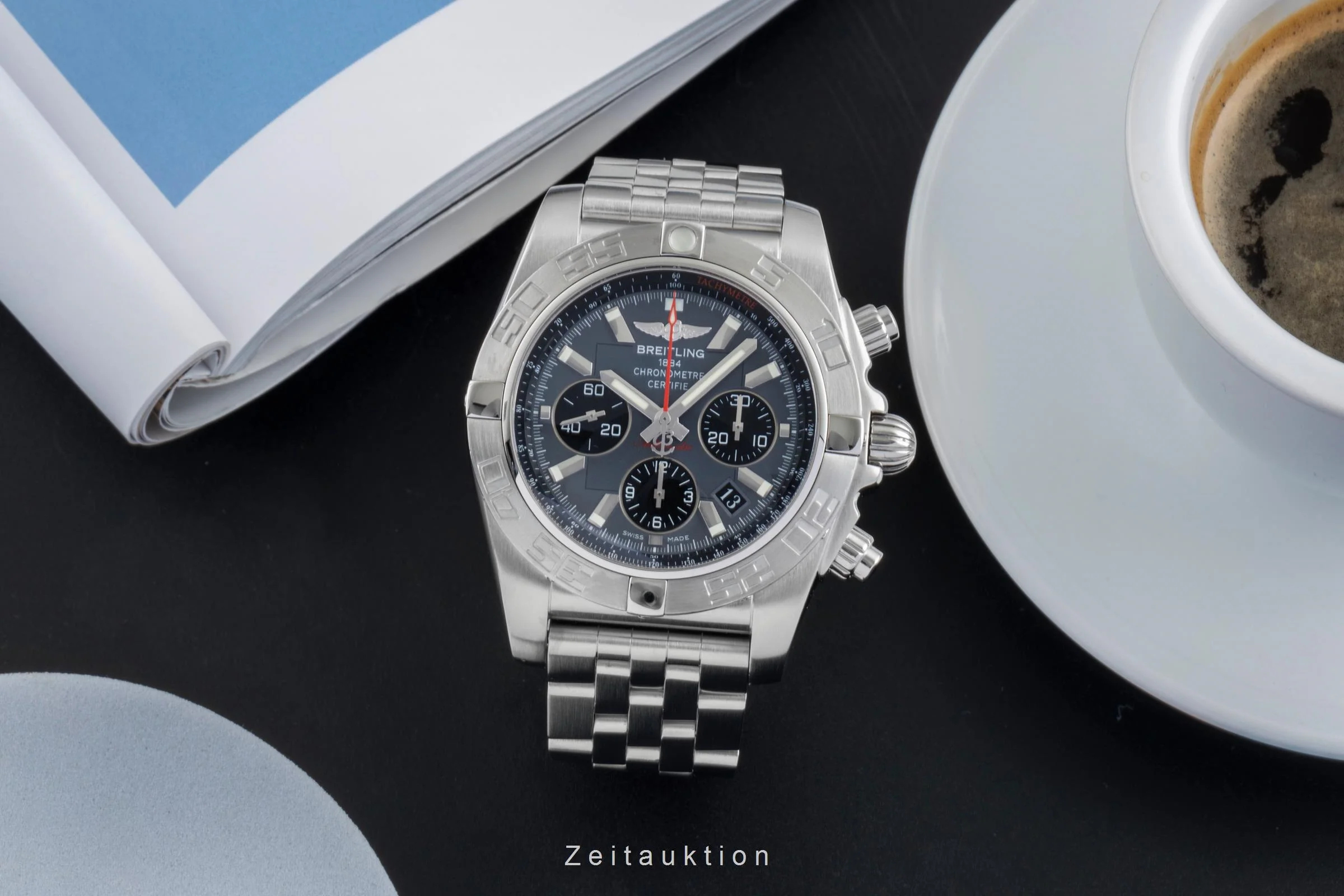 Breitling Chronomat chronograph steel automatic men's watch AB0110  [2506673] - Image 4