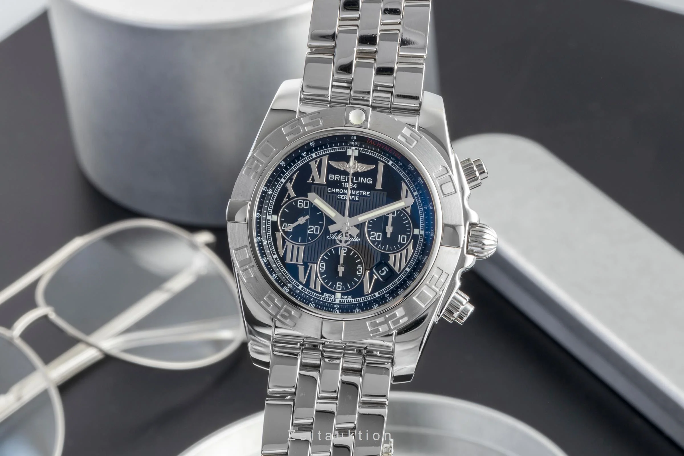 Breitling Chronomat chronograph steel automatic men's watch AB0110  [2506694] - Image 2