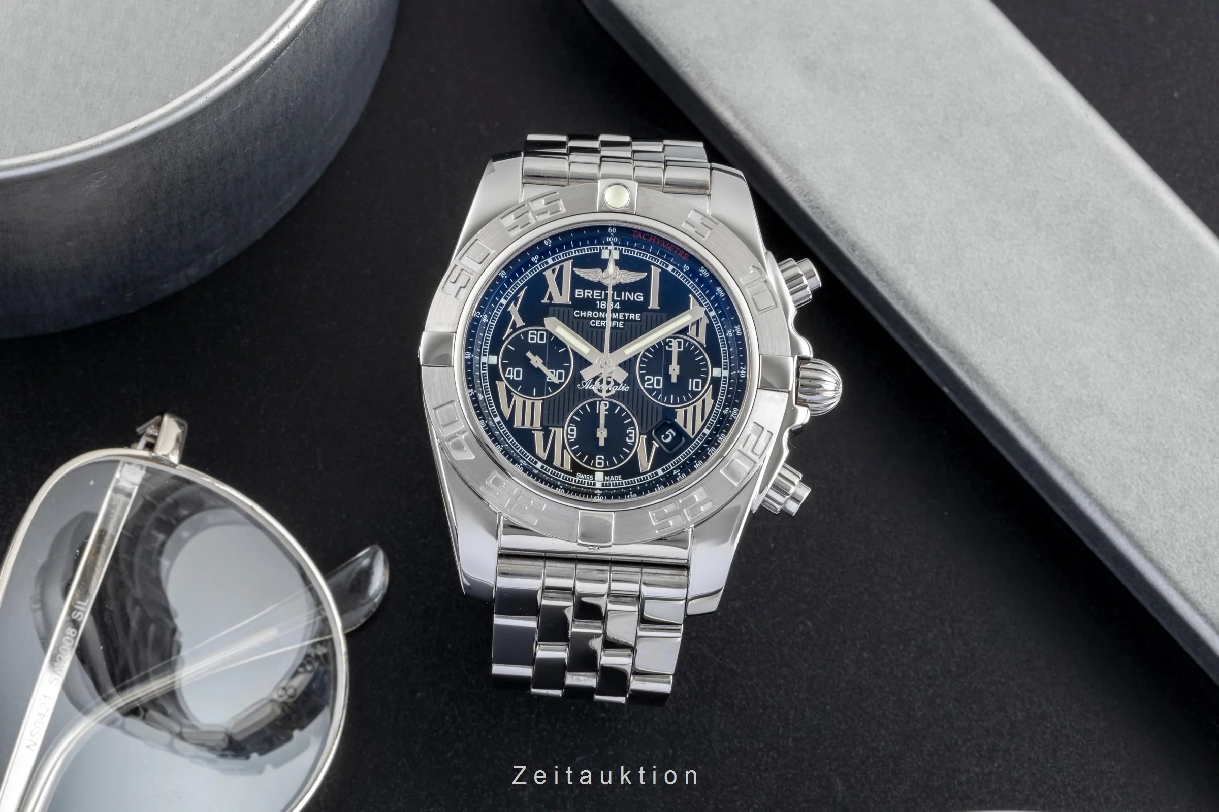 Breitling Chronomat chronograph steel automatic men's watch AB0110  [2506694] - Image 4