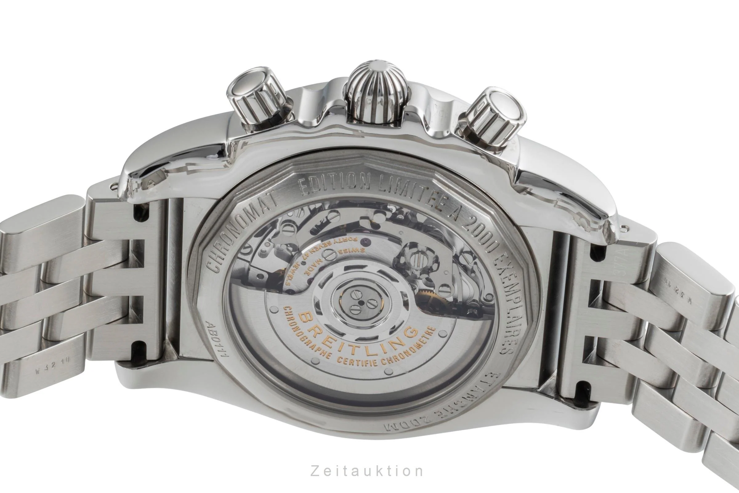 Breitling Chronomat chronograph steel automatic men's watch AB0111  S013B50PA Limited  [2600300] - Image 12