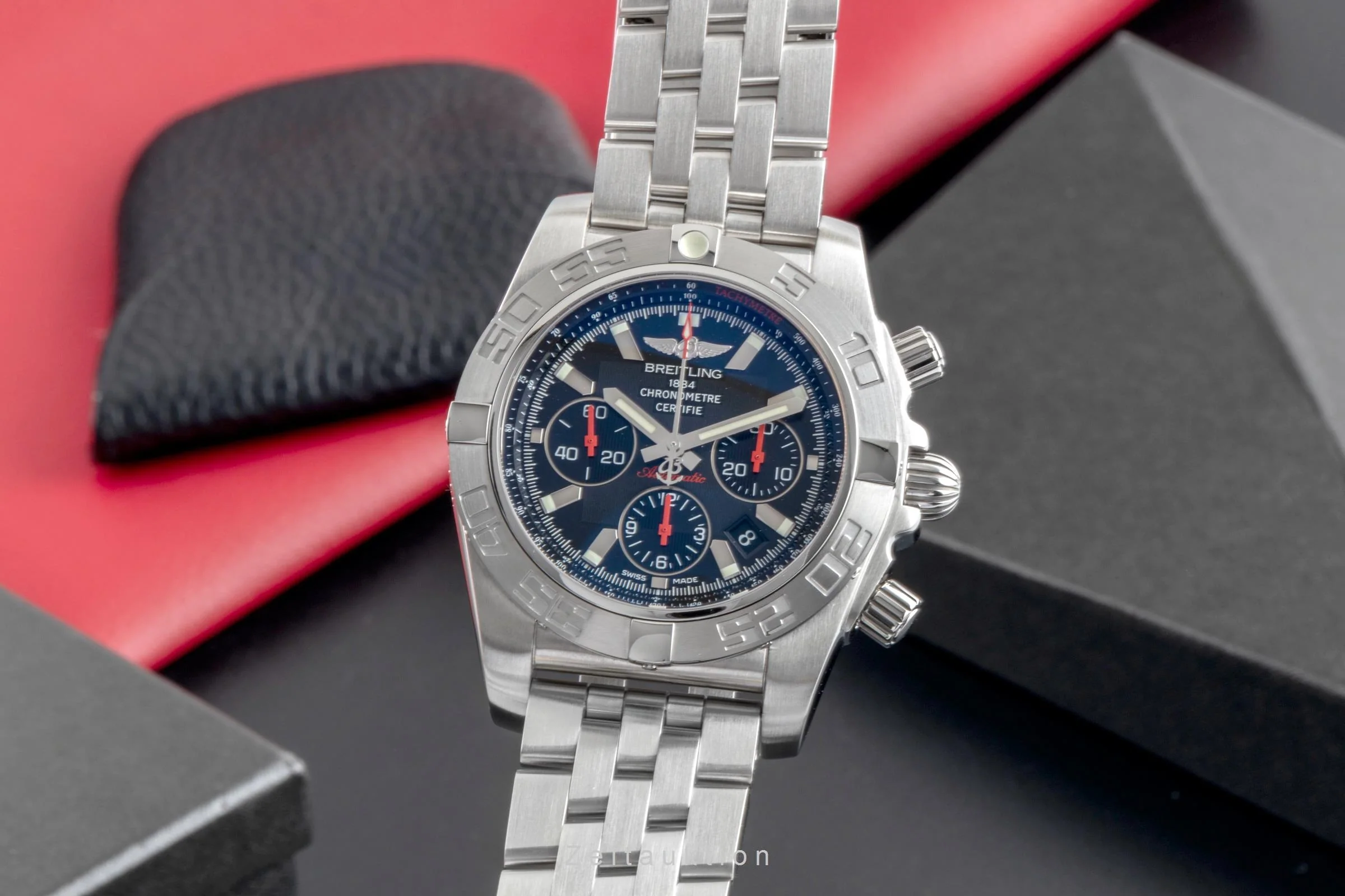 Breitling Chronomat chronograph steel automatic men's watch AB0111  S013B50PA Limited  [2600300] - Image 2