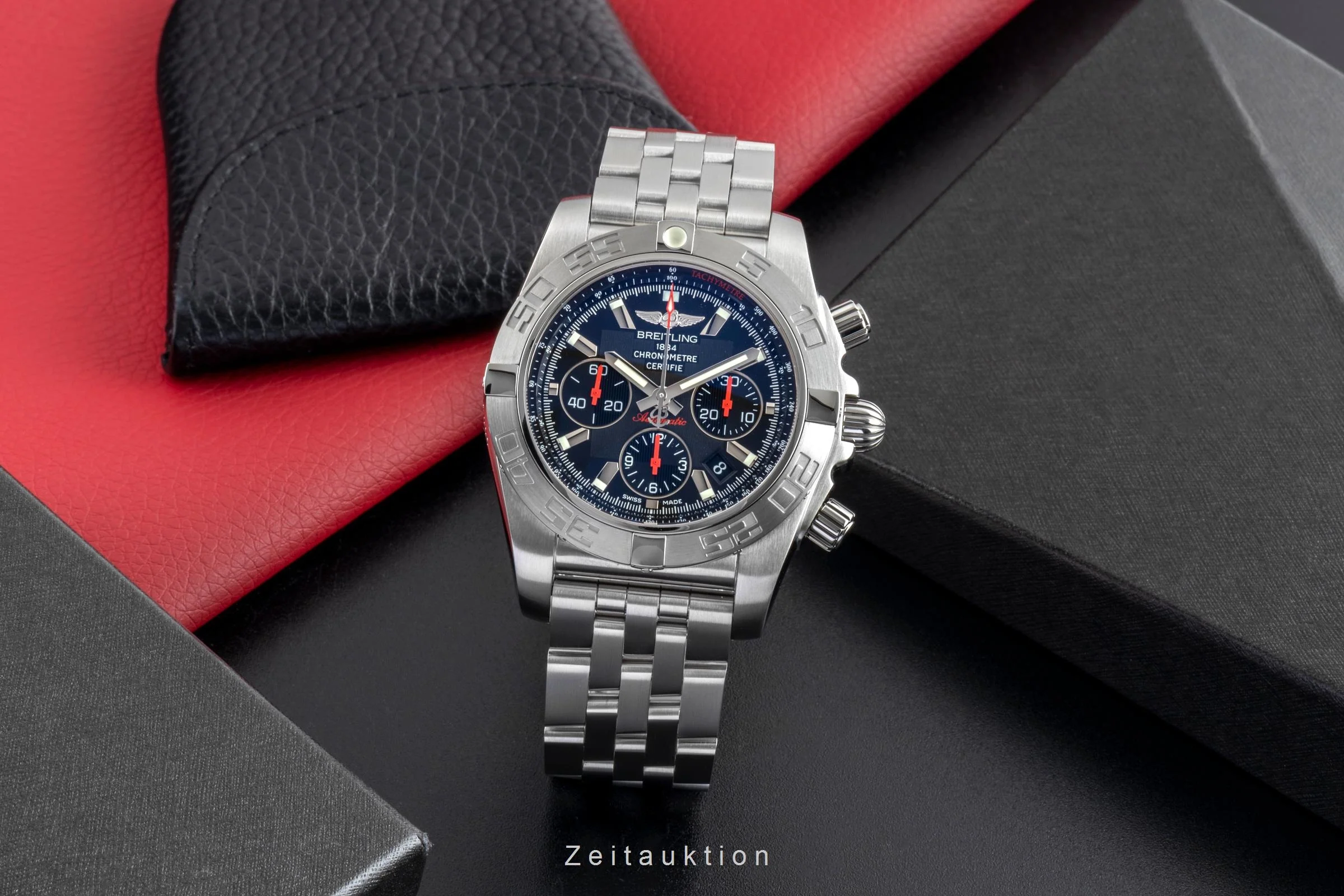 Breitling Chronomat chronograph steel automatic men's watch AB0111  S013B50PA Limited  [2600300] - Image 4