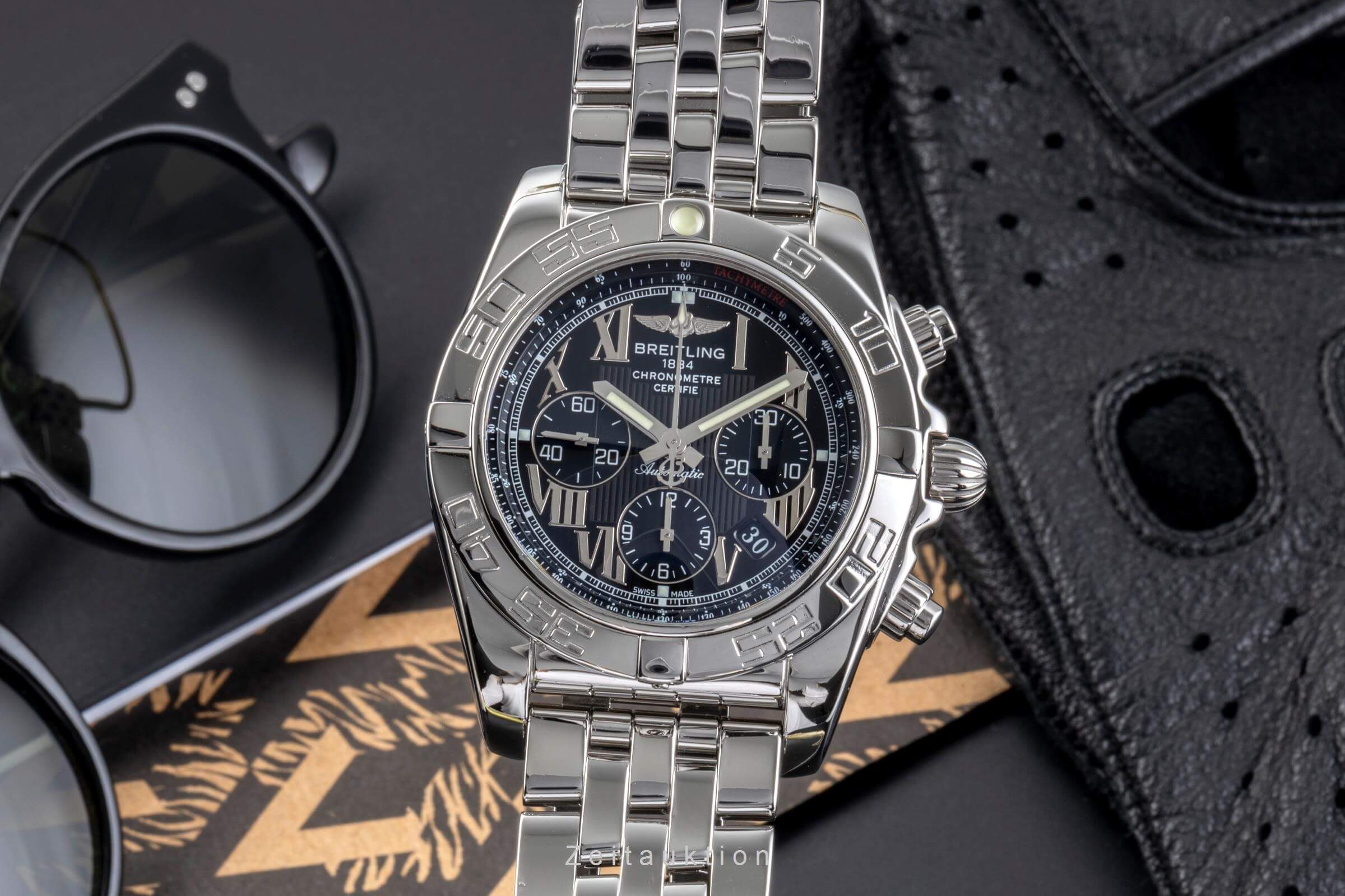Breitling Chronomat chronograph steel automatic men's watch AB011B56PA  [2502157] - Image 2