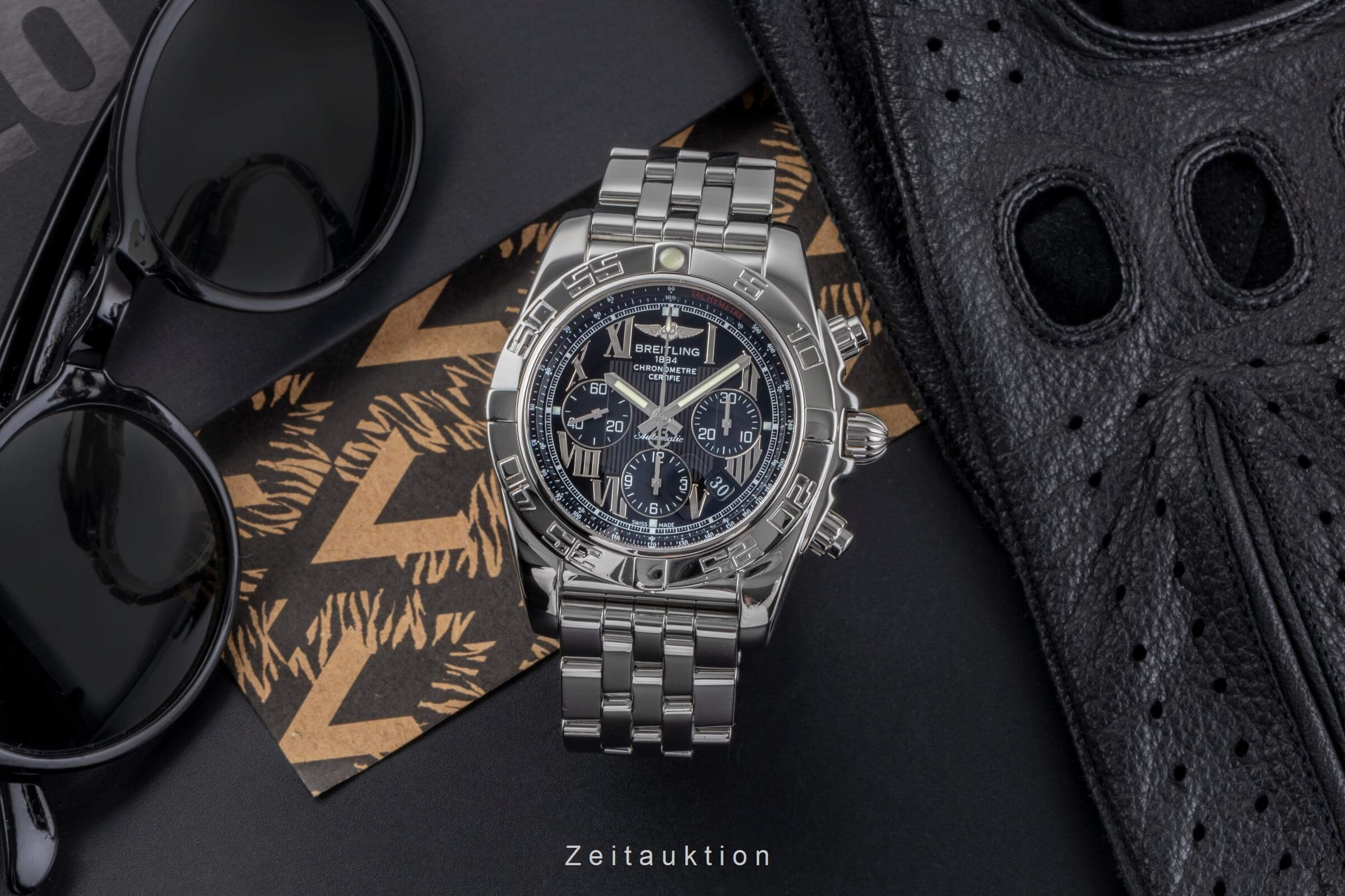 Breitling Chronomat chronograph steel automatic men's watch AB011B56PA  [2502157] - Image 4