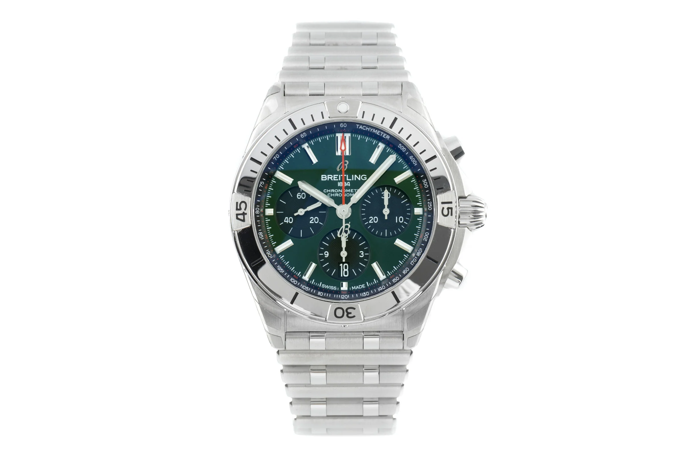 Breitling Chronomat chronograph steel automatic men's watch AB0134 LP: 8250EUR  [2203741] - Image 4