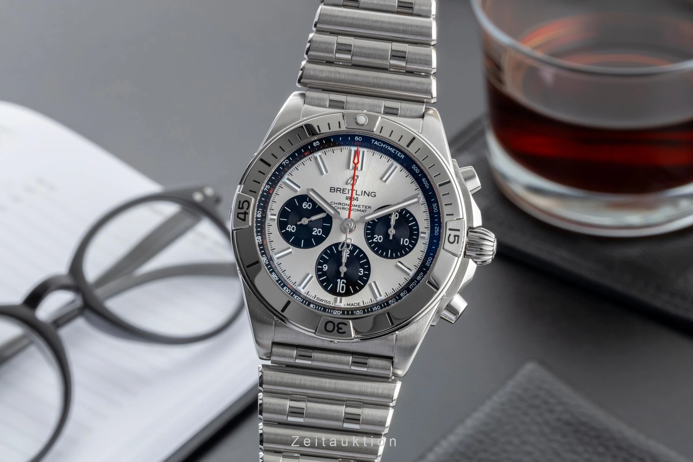 Breitling Chronomat chronograph steel automatic men's watch AB0134 LP: 9400EUR  [2600452] - Image 2