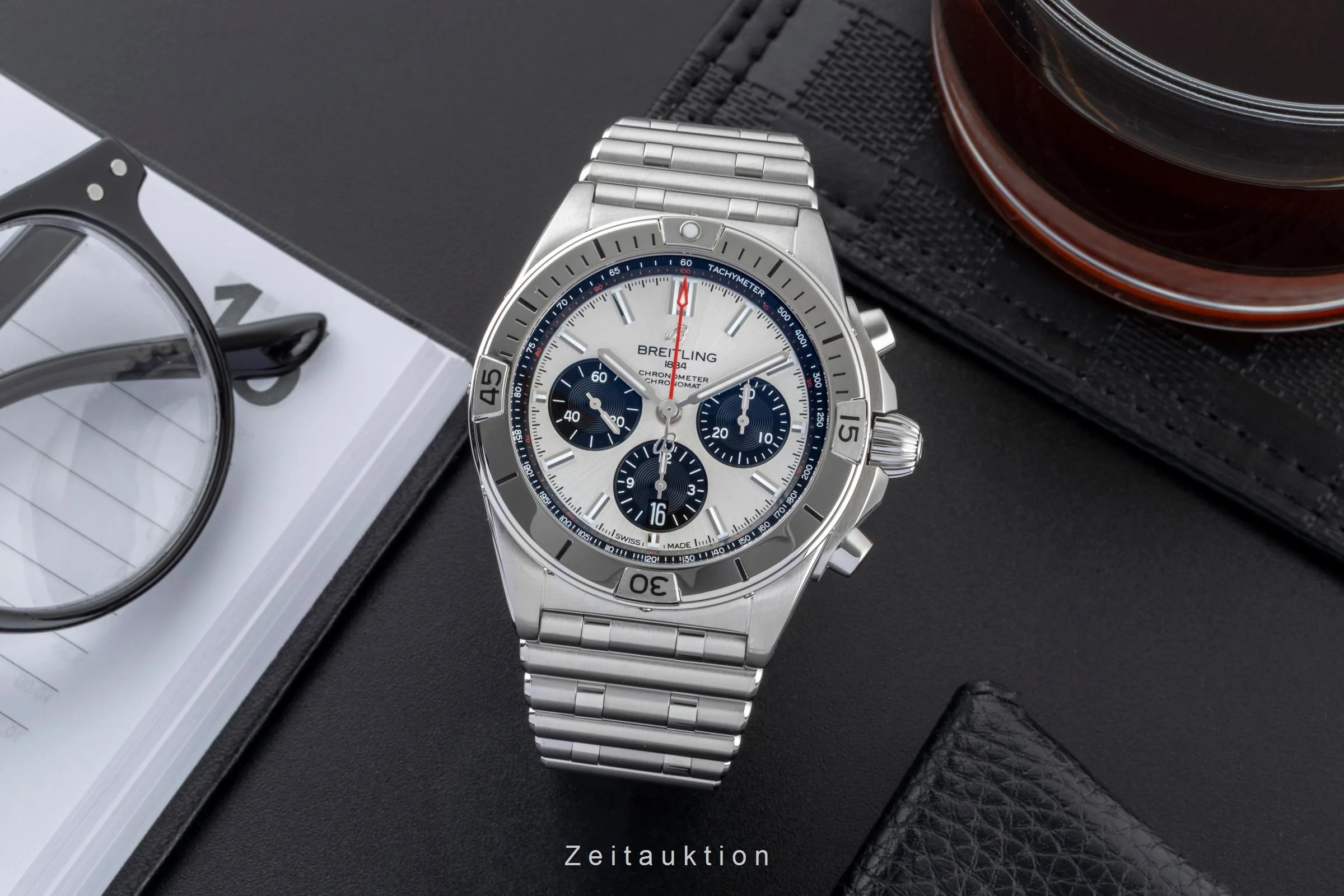 Breitling Chronomat chronograph steel automatic men's watch AB0134 LP: 9400EUR  [2600452] - Image 4
