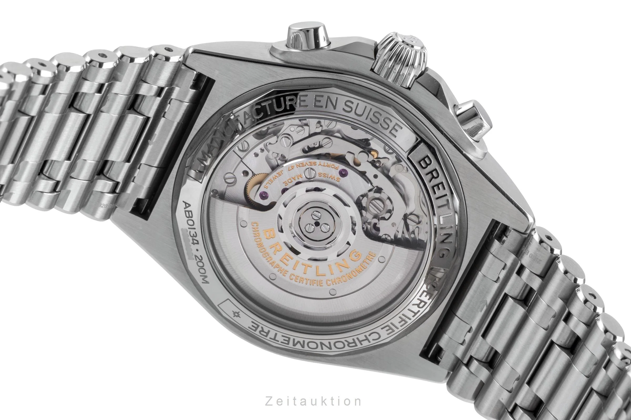 Breitling Chronomat chronograph steel automatic men's watch AB0134101C1A1 LP: 9400EUR  [2507550] - Image 12