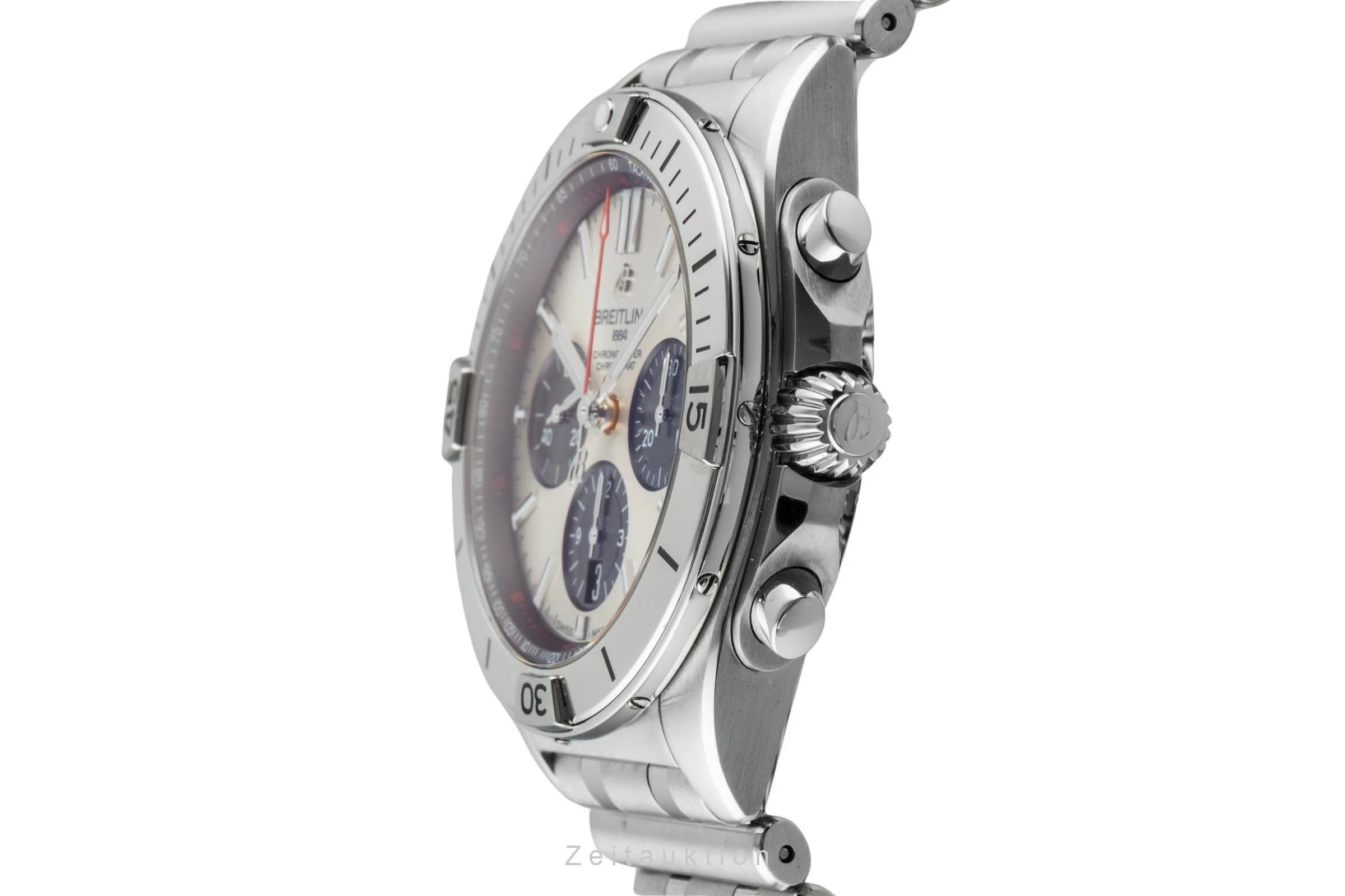 Breitling Chronomat chronograph steel automatic men's watch AB0134101G1A1 LP: 9400EUR  [2506992] - Image 7