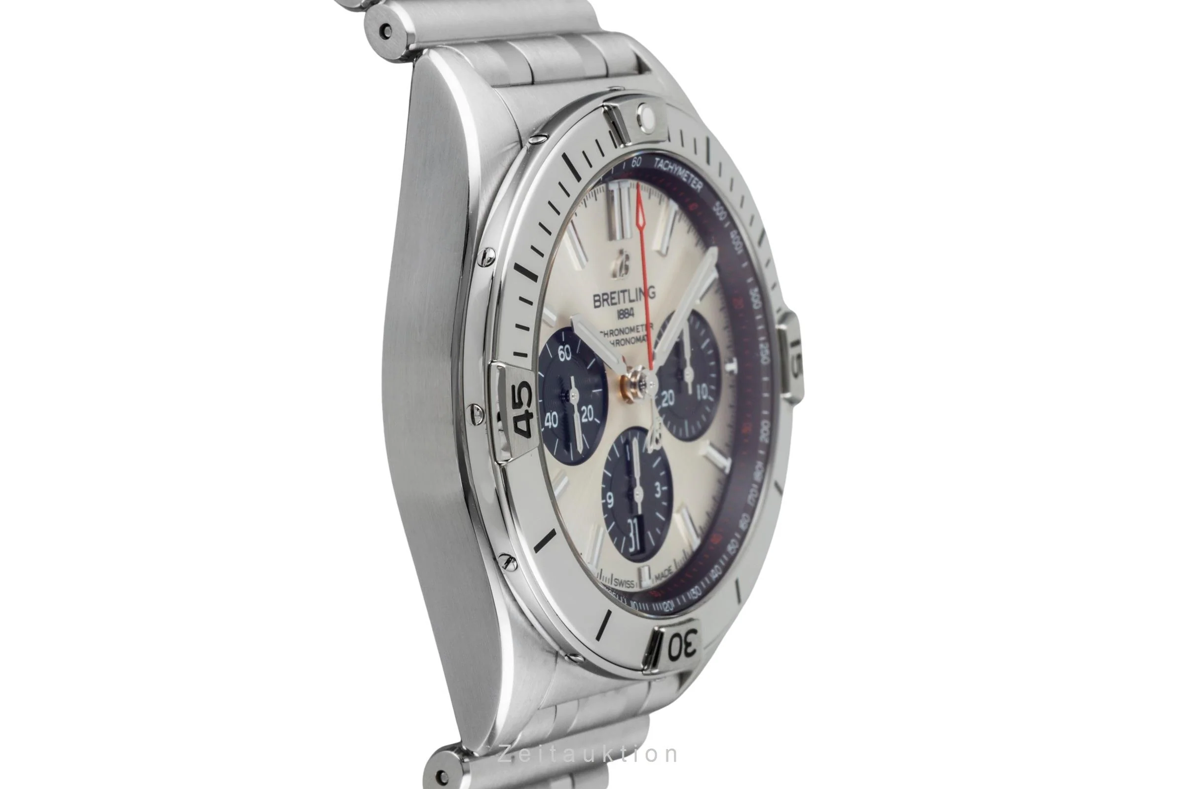 Breitling Chronomat chronograph steel automatic men's watch AB0134101G1A1 LP: 9400EUR  [2506992] - Image 8