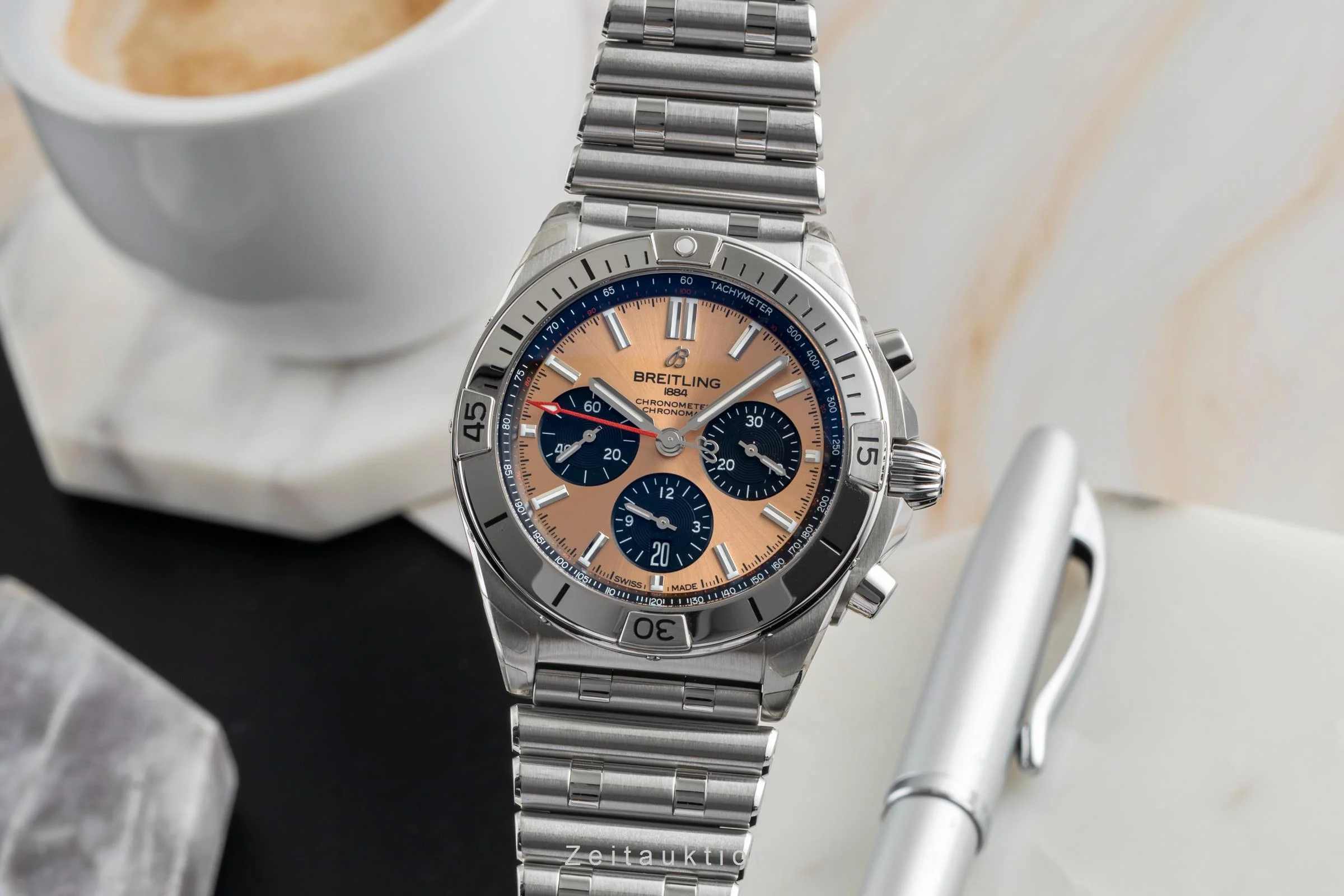 Breitling Chronomat chronograph steel automatic men's watch AB0134101K1A1 LP: 9200EUR  [2504026] - Image 2