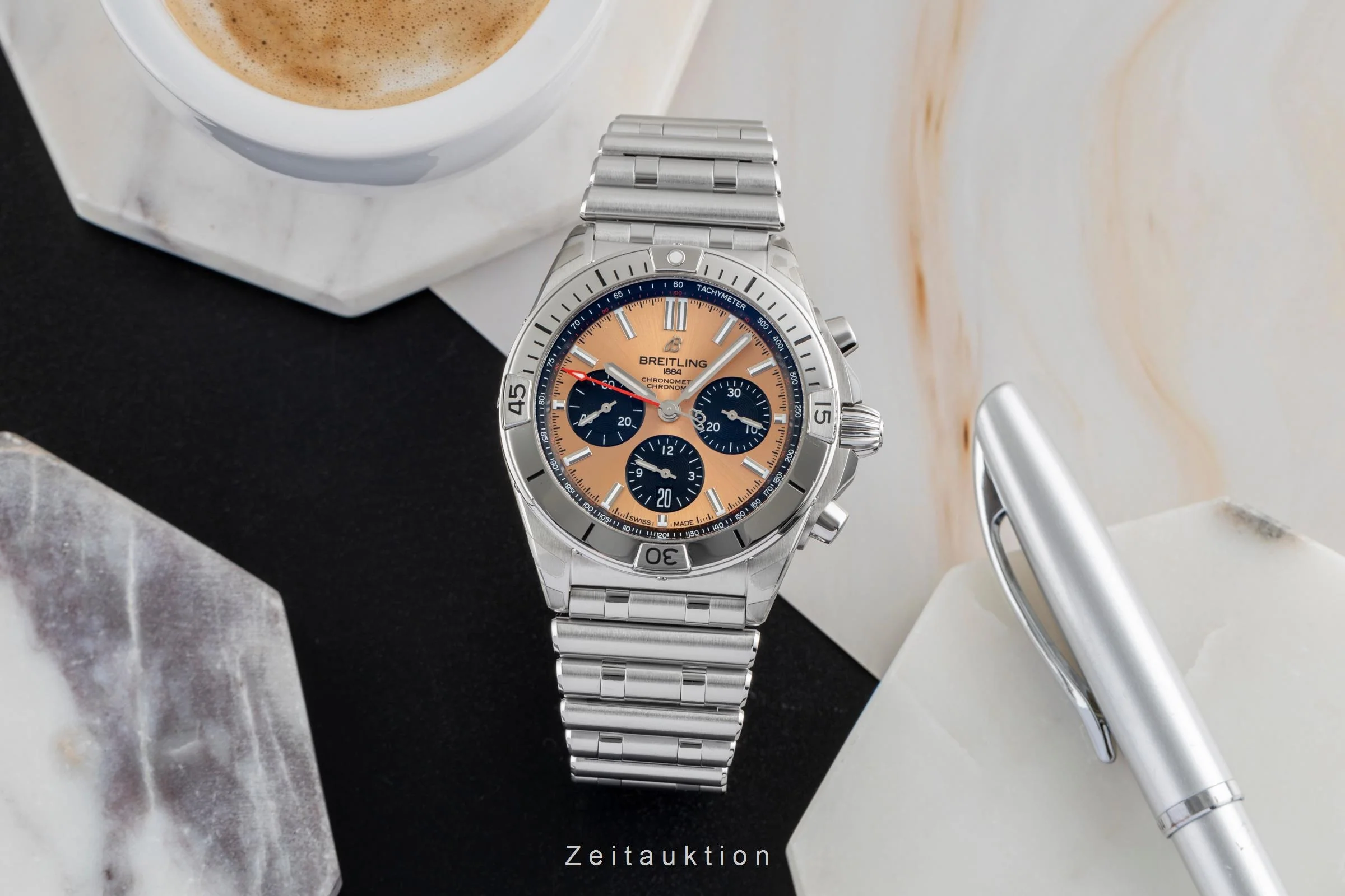 Breitling Chronomat chronograph steel automatic men's watch AB0134101K1A1 LP: 9200EUR  [2504026] - Image 4