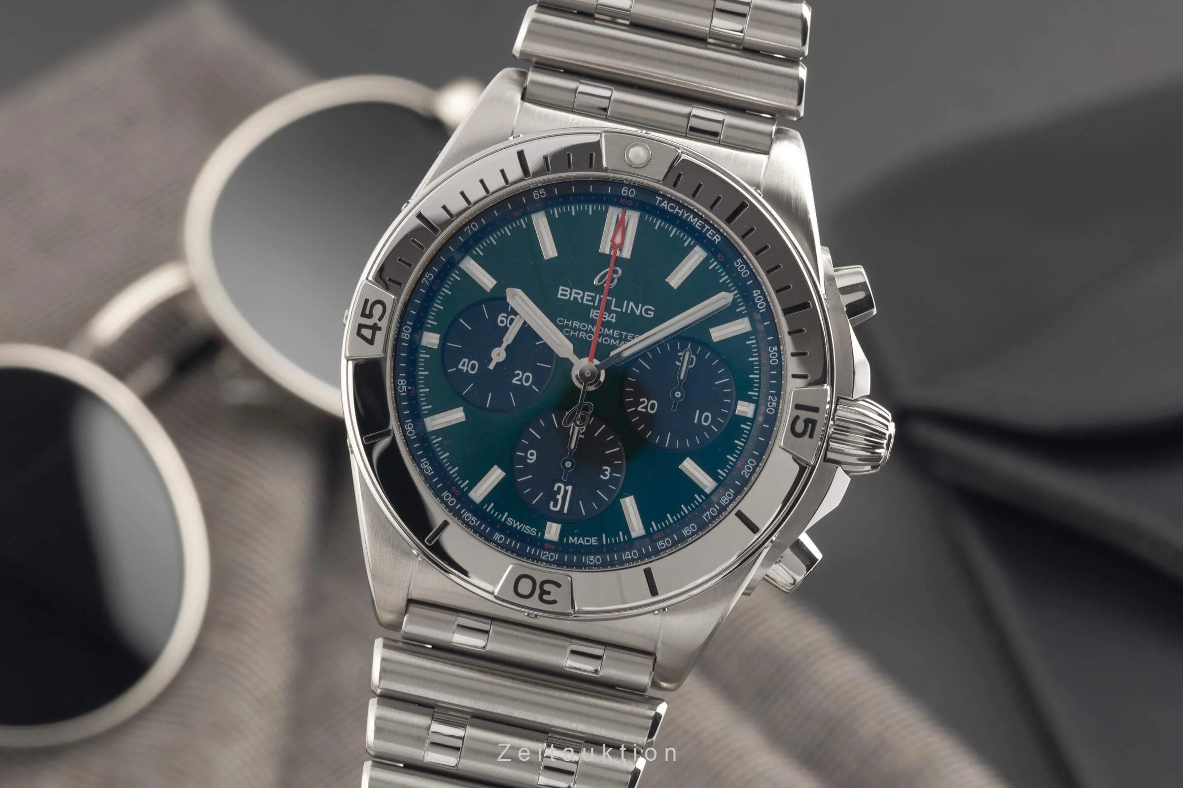 Breitling Chronomat chronograph steel automatic men's watch AB0134101L1A1 LP: 8900EUR  [2501484] - Image 2
