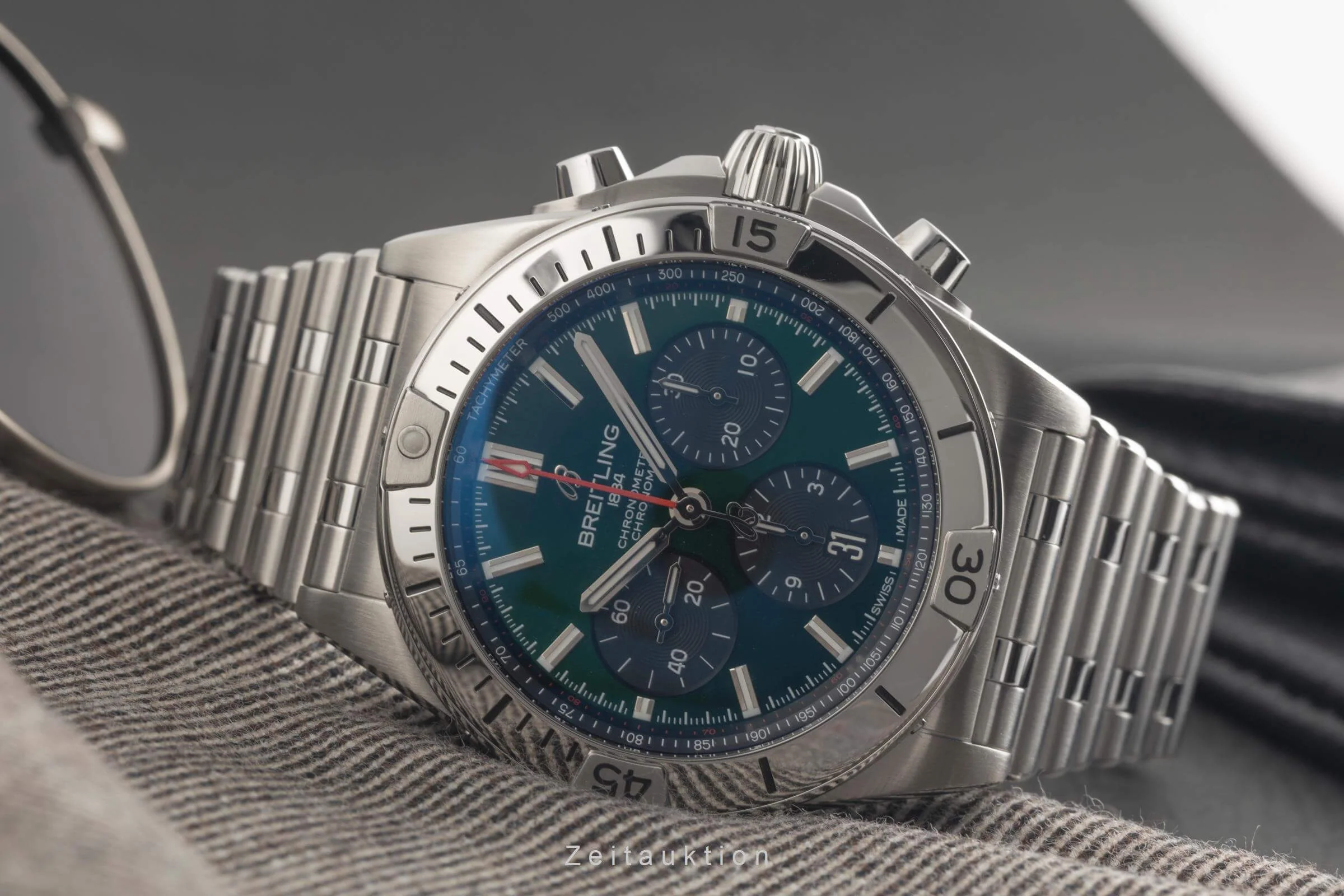 Breitling Chronomat chronograph steel automatic men's watch AB0134101L1A1 LP: 8900EUR  [2501484] - Image 3