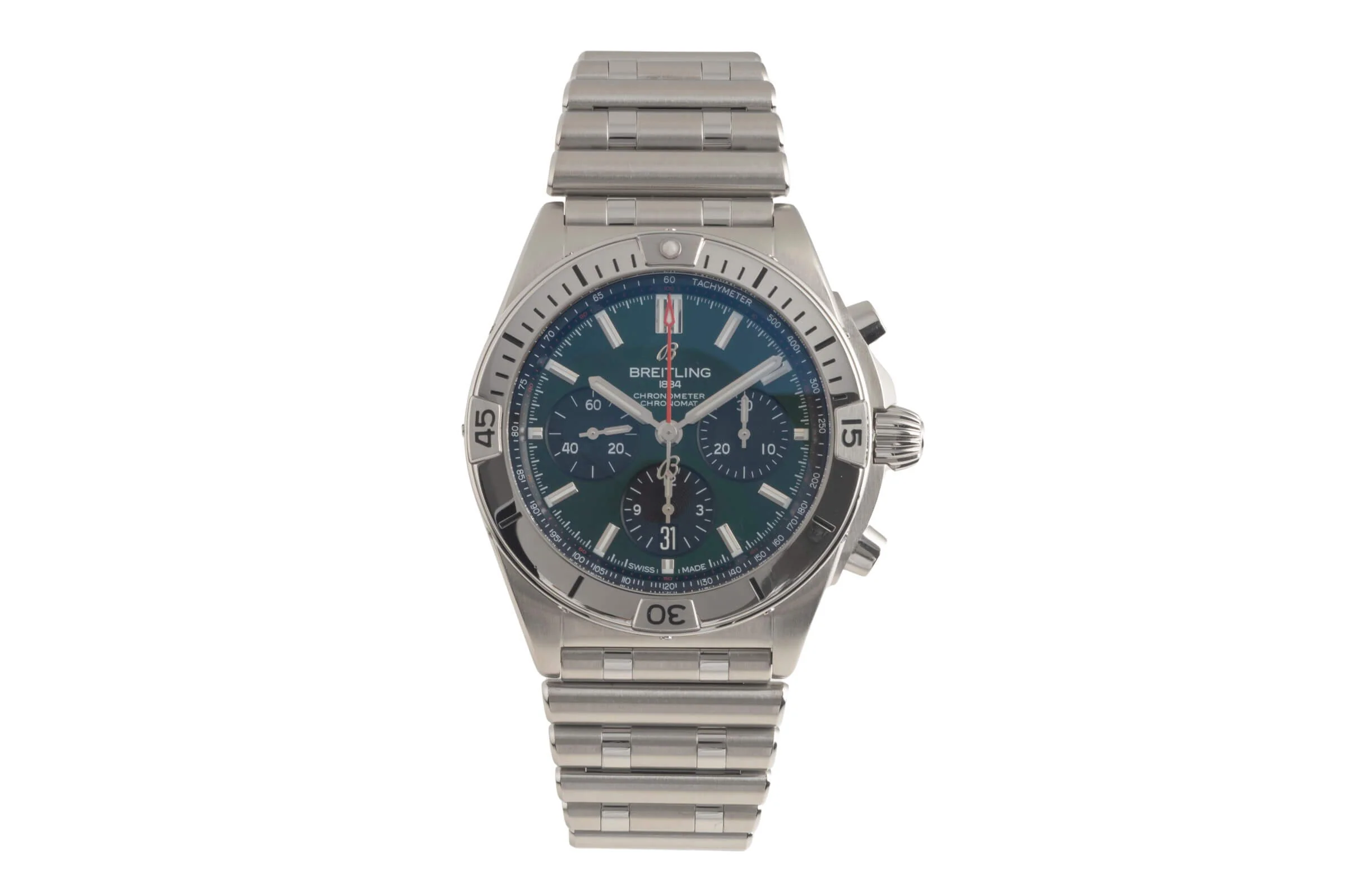 Breitling Chronomat chronograph steel automatic men's watch AB0134101L1A1 LP: 8900EUR  [2501484] - Image 5