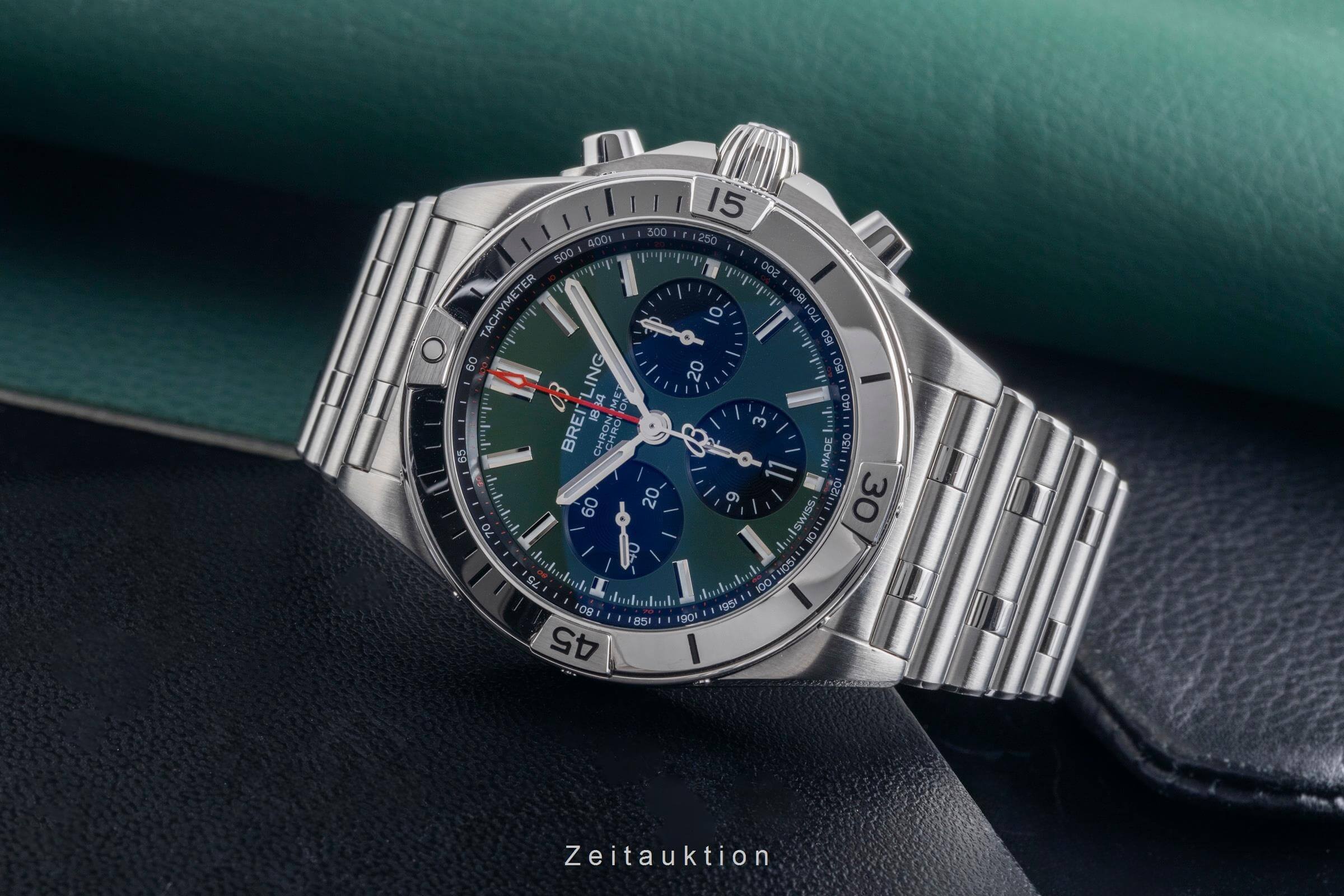 Breitling Chronomat chronograph steel automatic men's watch AB01343A1L1A1 LP: 8900EUR  [2501814] - Image 3