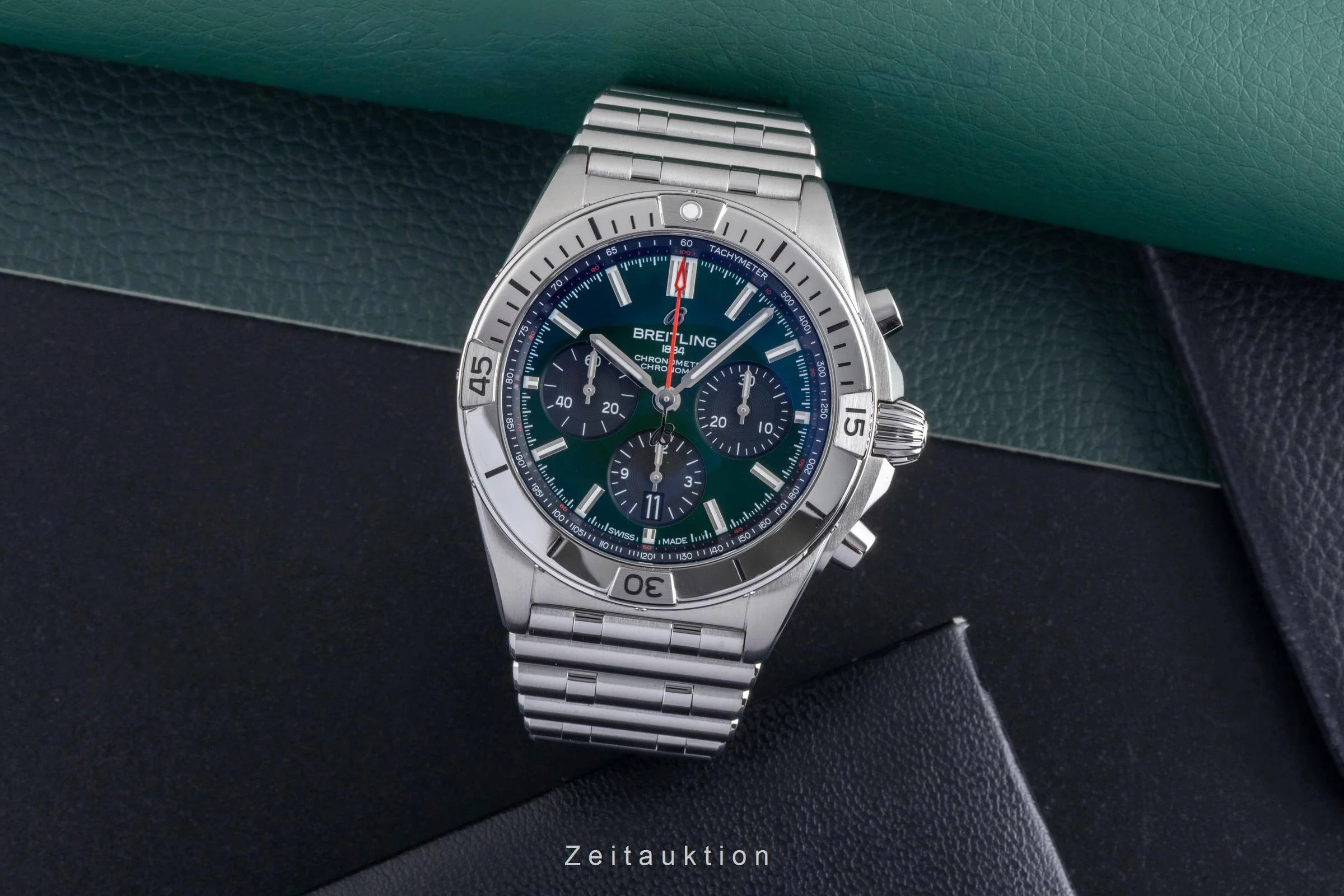 Breitling Chronomat chronograph steel automatic men's watch AB01343A1L1A1 LP: 8900EUR  [2501814] - Image 4