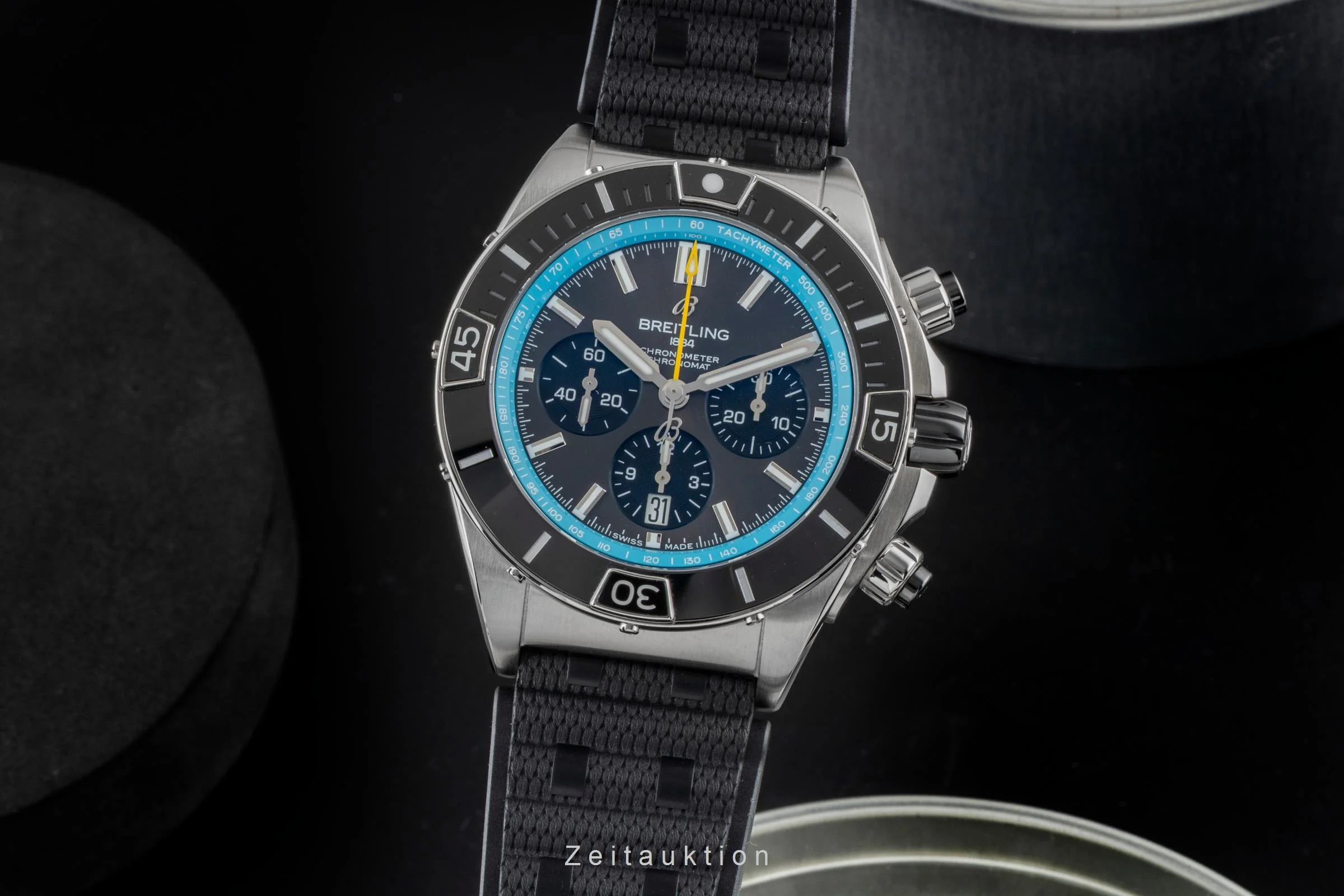 Breitling Chronomat chronograph steel automatic men's watch AB01366A1B1S1 LP: 10000EUR Limited  [2600493] - Image 2