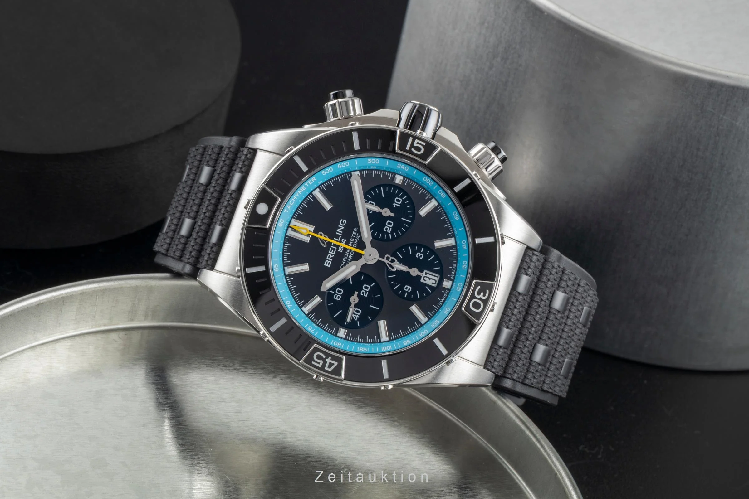 Breitling Chronomat chronograph steel automatic men's watch AB01366A1B1S1 LP: 10000EUR Limited  [2600493] - Image 3