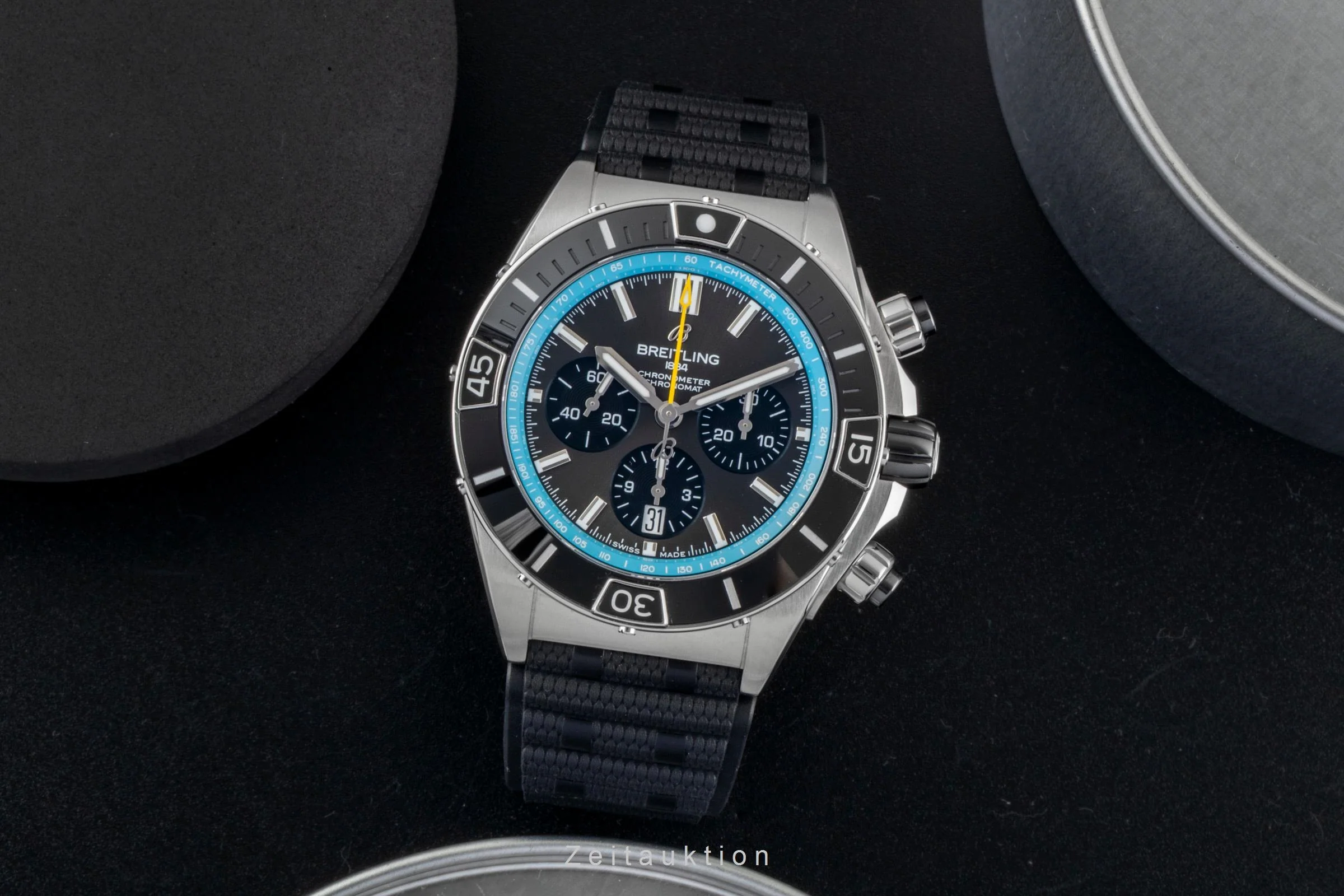 Breitling Chronomat chronograph steel automatic men's watch AB01366A1B1S1 LP: 10000EUR Limited  [2600493] - Image 4