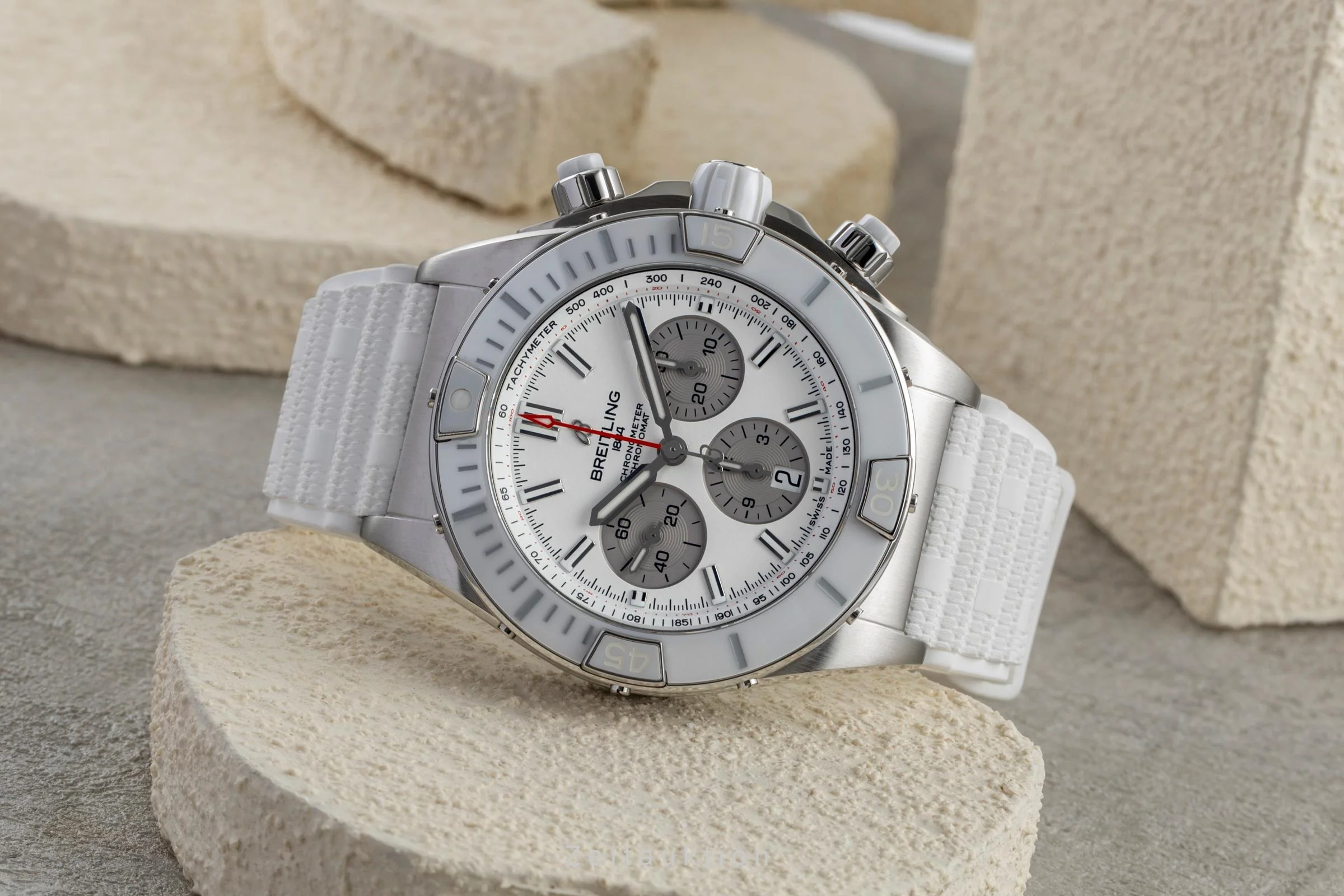 Breitling Chronomat chronograph steel automatic men's watch AB0136A71A1S1  [2504486] - Image 3