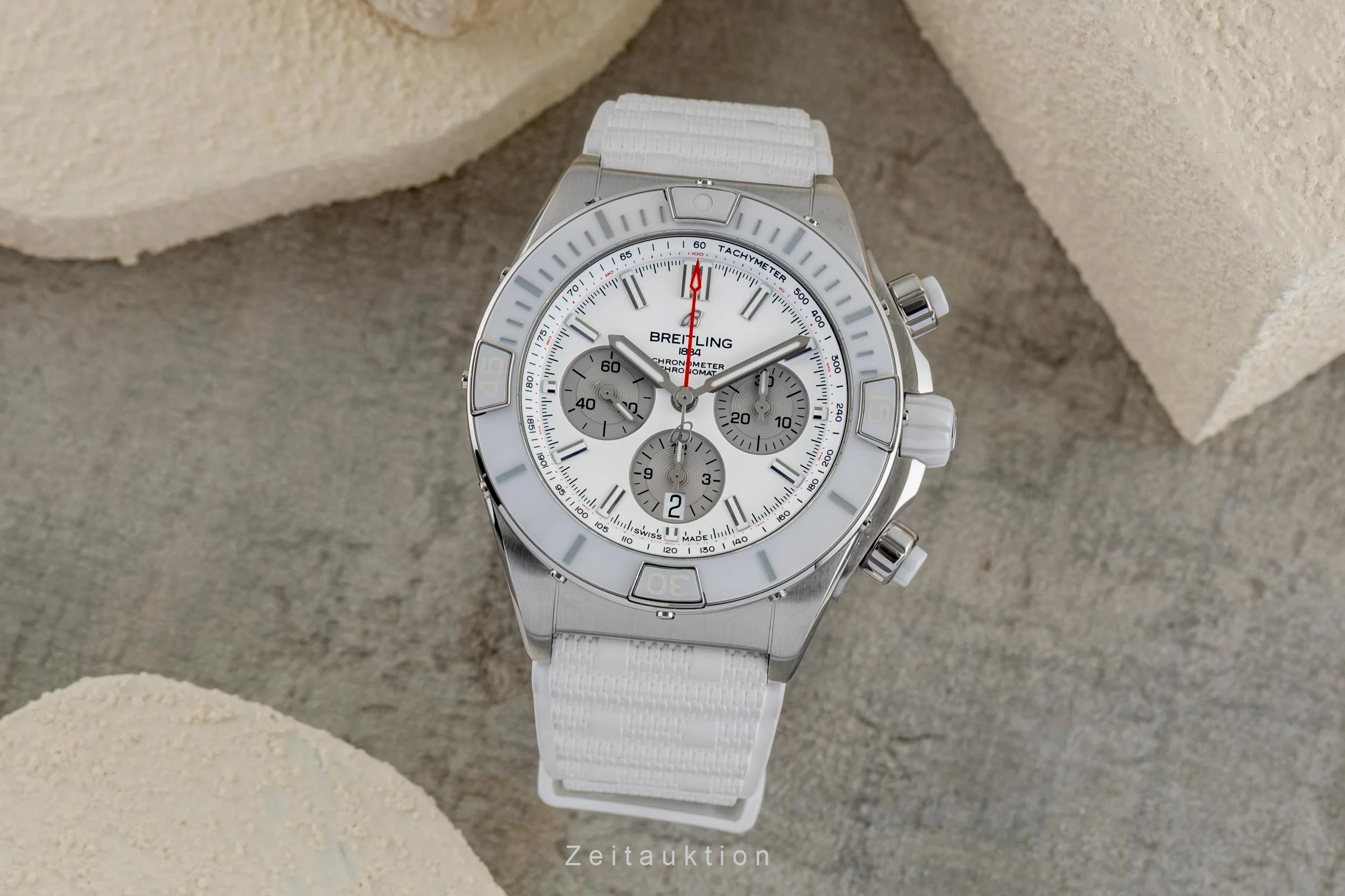 Breitling Chronomat chronograph steel automatic men's watch AB0136A71A1S1  [2504486] - Image 4