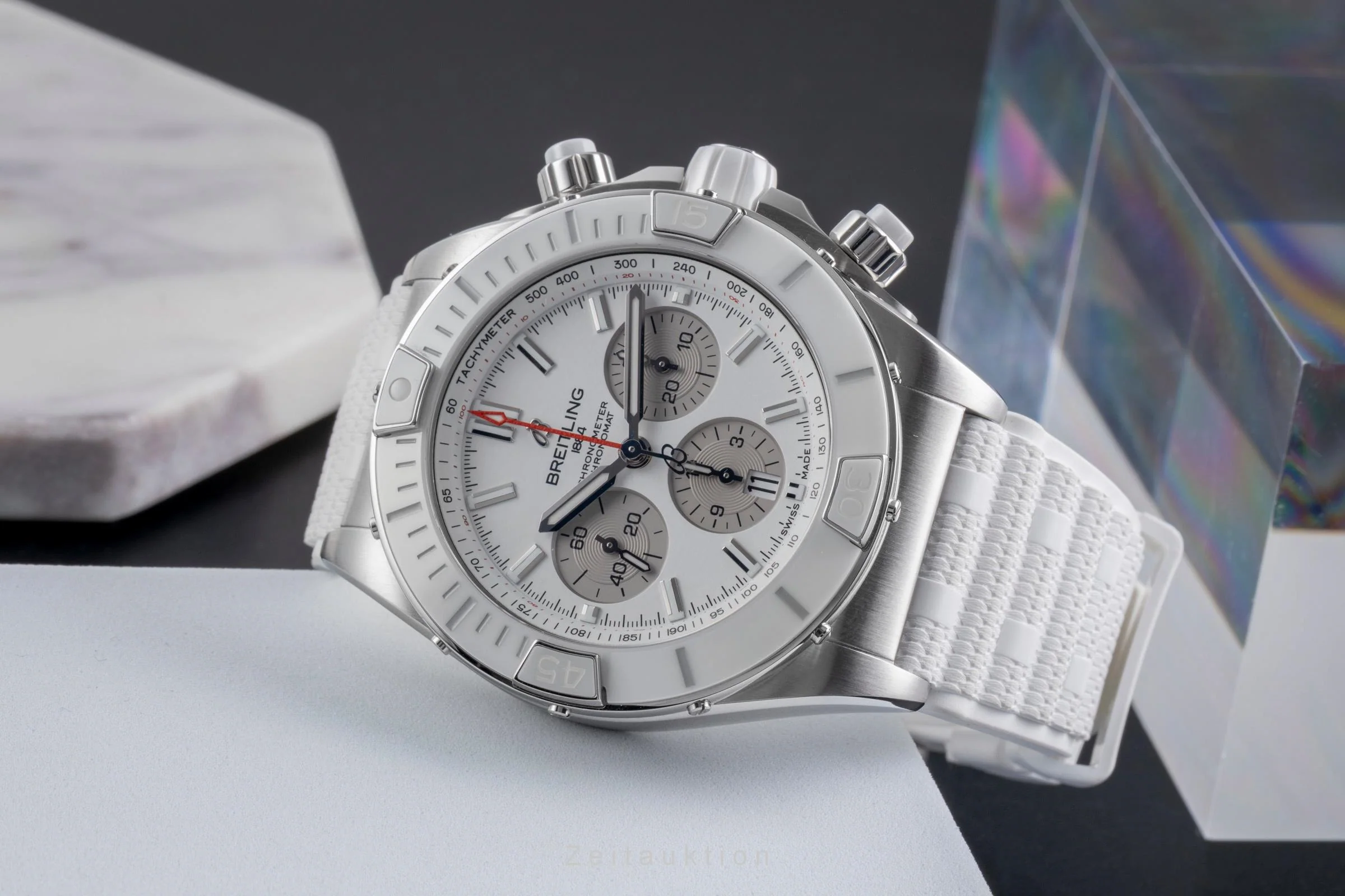 Breitling Chronomat chronograph steel automatic men's watch AB0136A71A1S1 LP: 10000EUR  [2600644] - Image 3