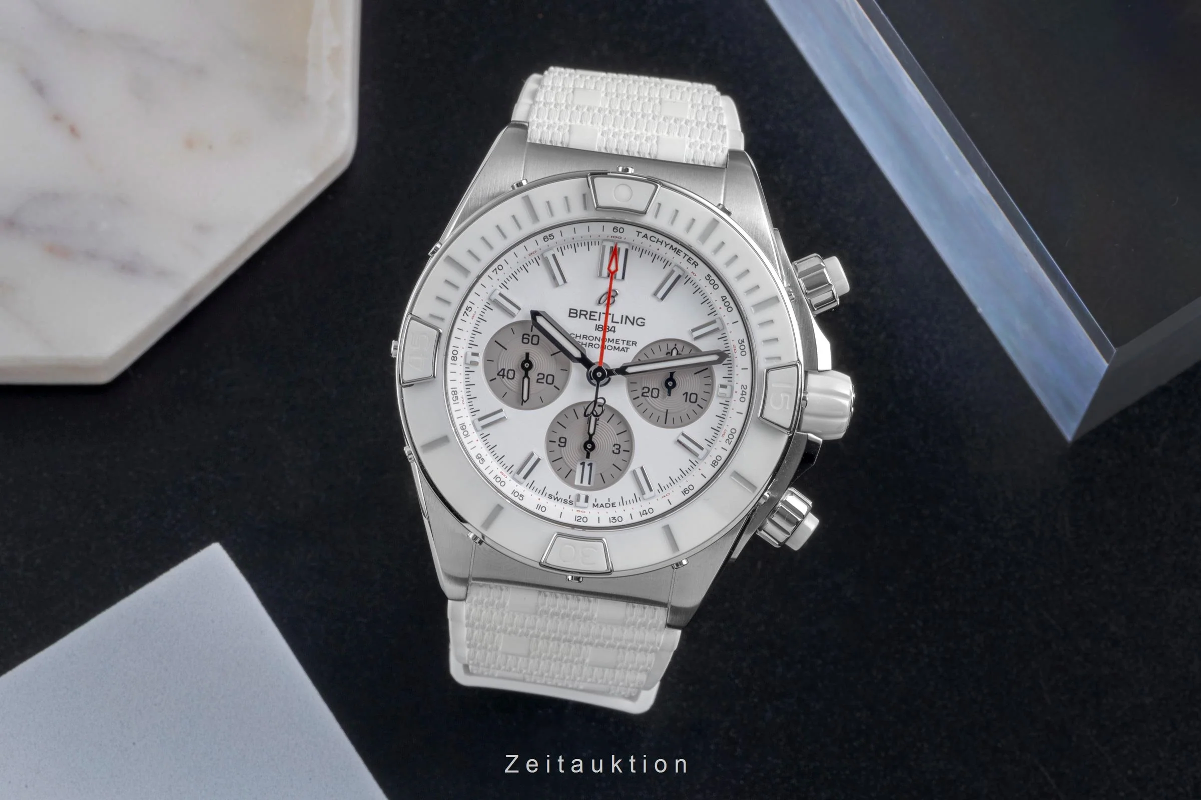 Breitling Chronomat chronograph steel automatic men's watch AB0136A71A1S1 LP: 10000EUR  [2600644] - Image 4