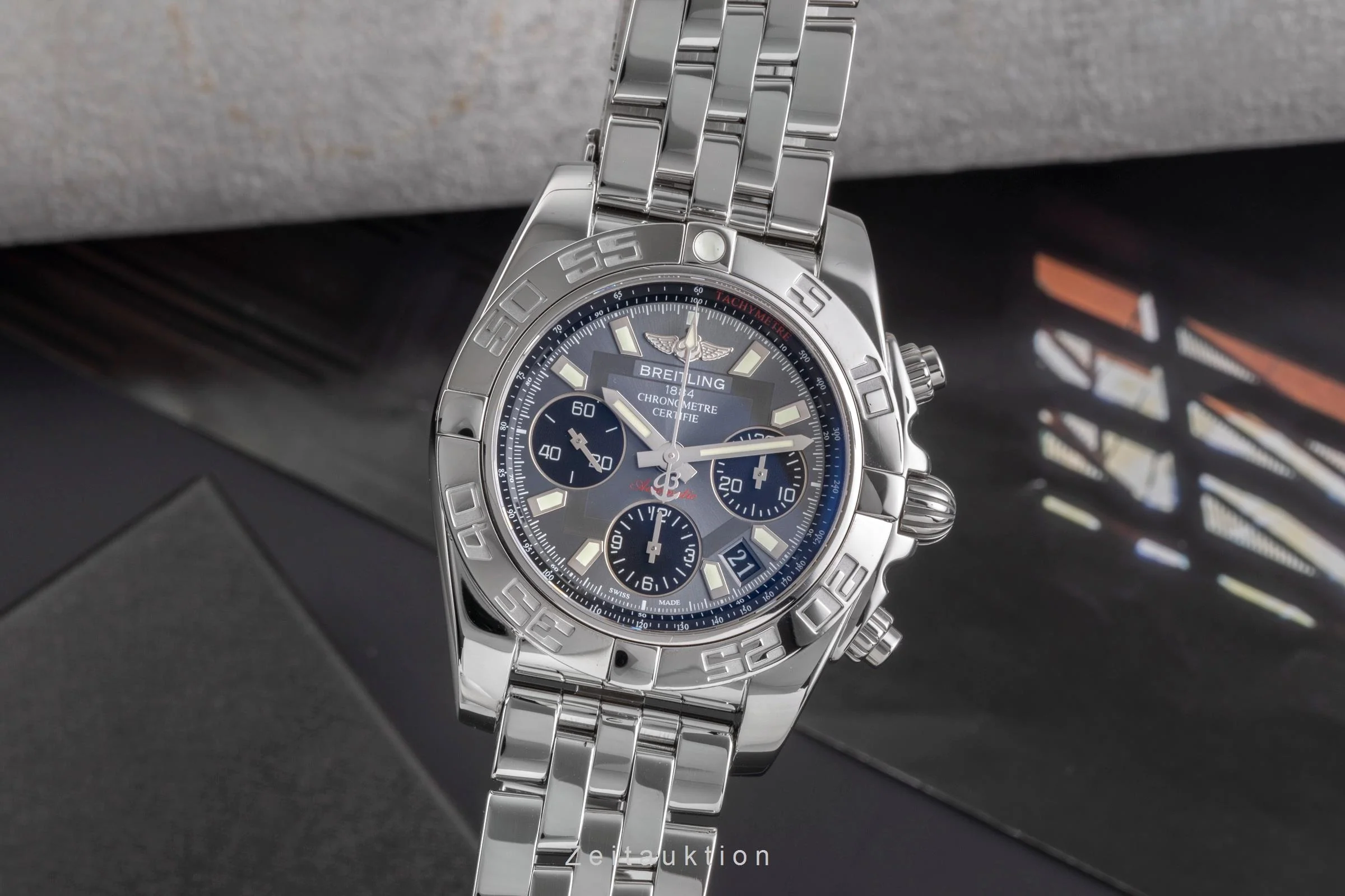 Breitling Chronomat chronograph steel automatic men's watch AB0140 A014F54PA  [2505185] - Image 2