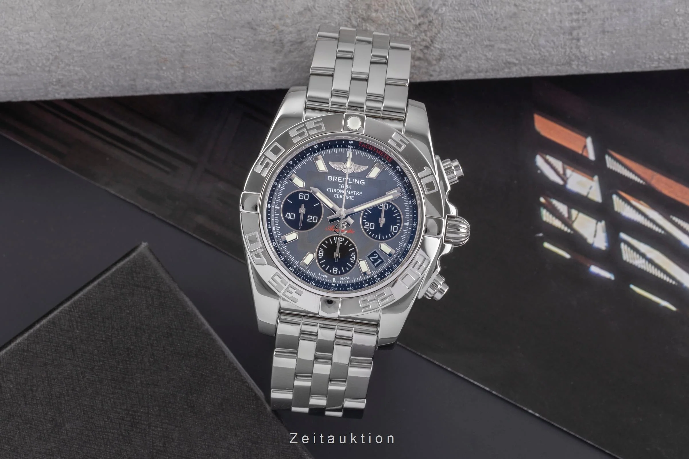 Breitling Chronomat chronograph steel automatic men's watch AB0140 A014F54PA  [2505185] - Image 4