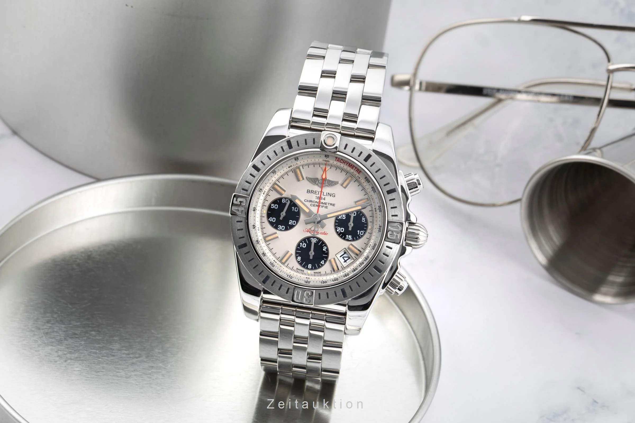 Breitling Chronomat chronograph steel automatic men's watch AB0144  [2600803] - Image 4