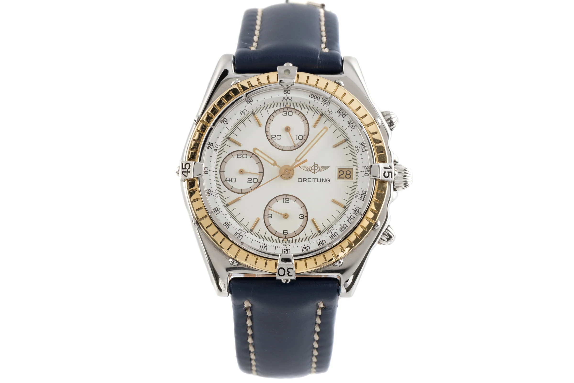 Breitling Chronomat chronograph steel / gold automatic men's watch 81950  [2103150] - Image 4