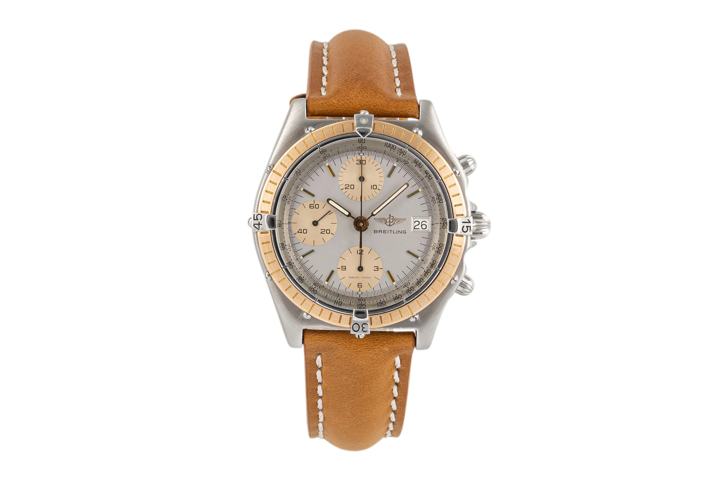 Breitling Chronomat chronograph steel / gold automatic men's watch 81950  [2304867] - Image 4