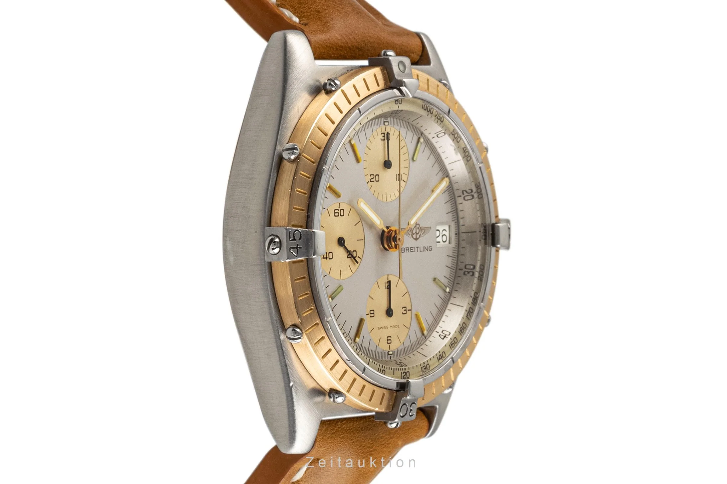 Breitling Chronomat chronograph steel / gold automatic men's watch 81950  [2304867] - Image 7