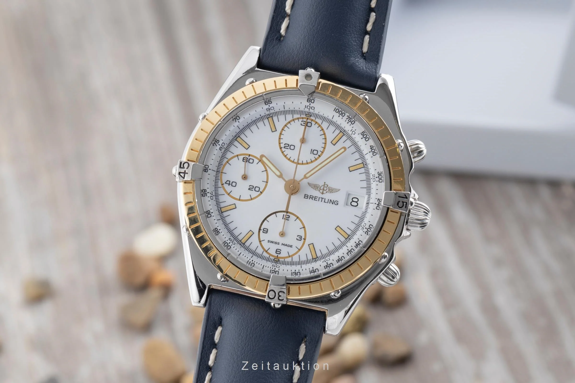 Breitling Chronomat chronograph steel / gold automatic men's watch 81950  [2502748] - Image 2