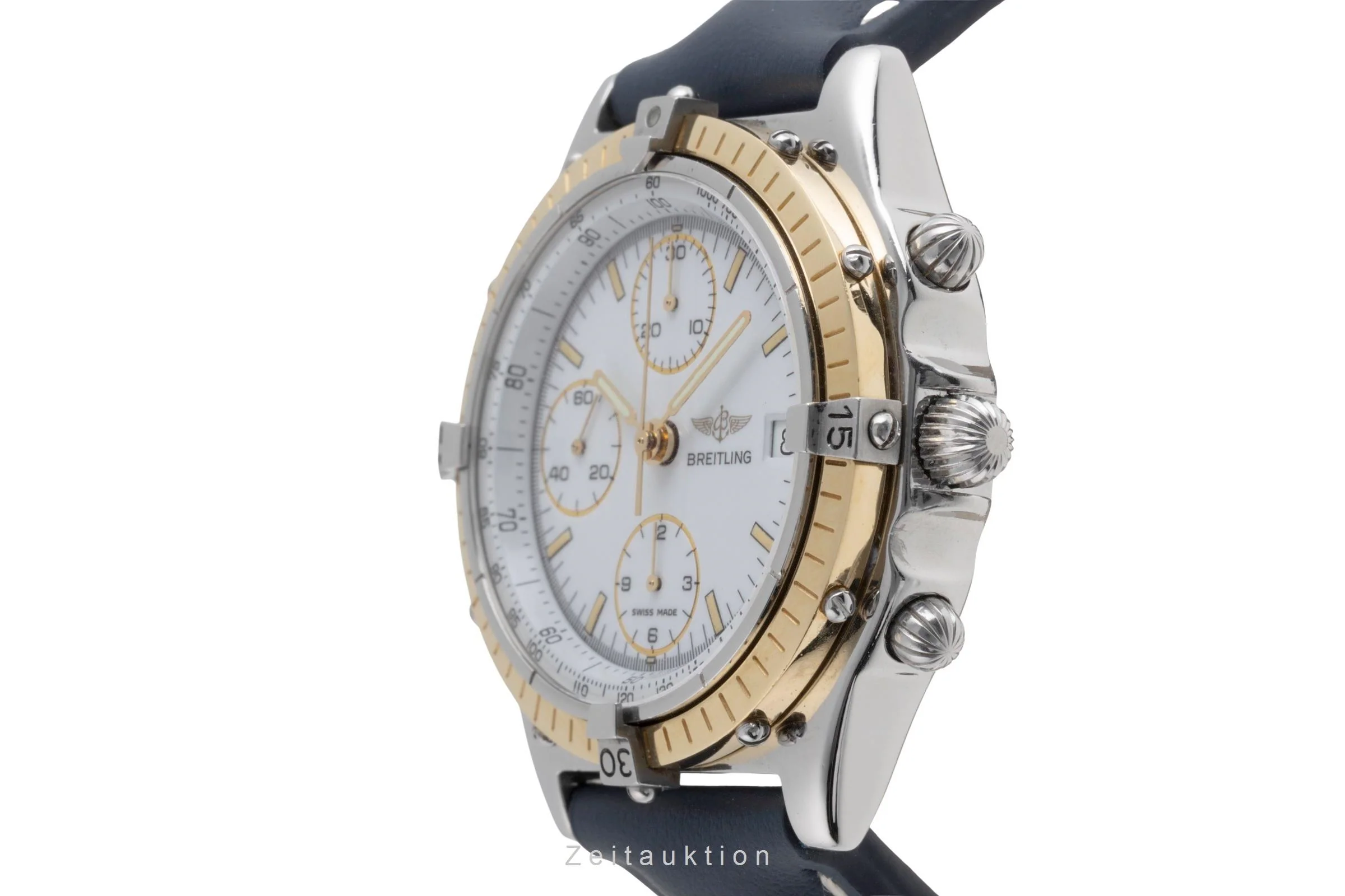 Breitling Chronomat chronograph steel / gold automatic men's watch 81950  [2502748] - Image 7