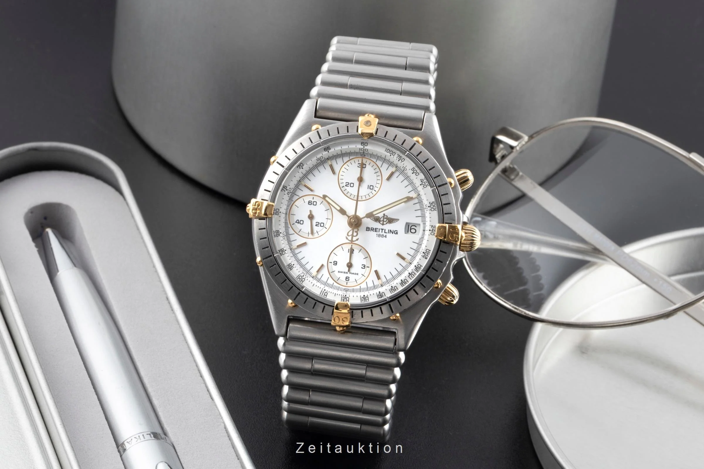 Breitling Chronomat chronograph steel / gold automatic men's watch 81950 A  [2600709] - Image 4