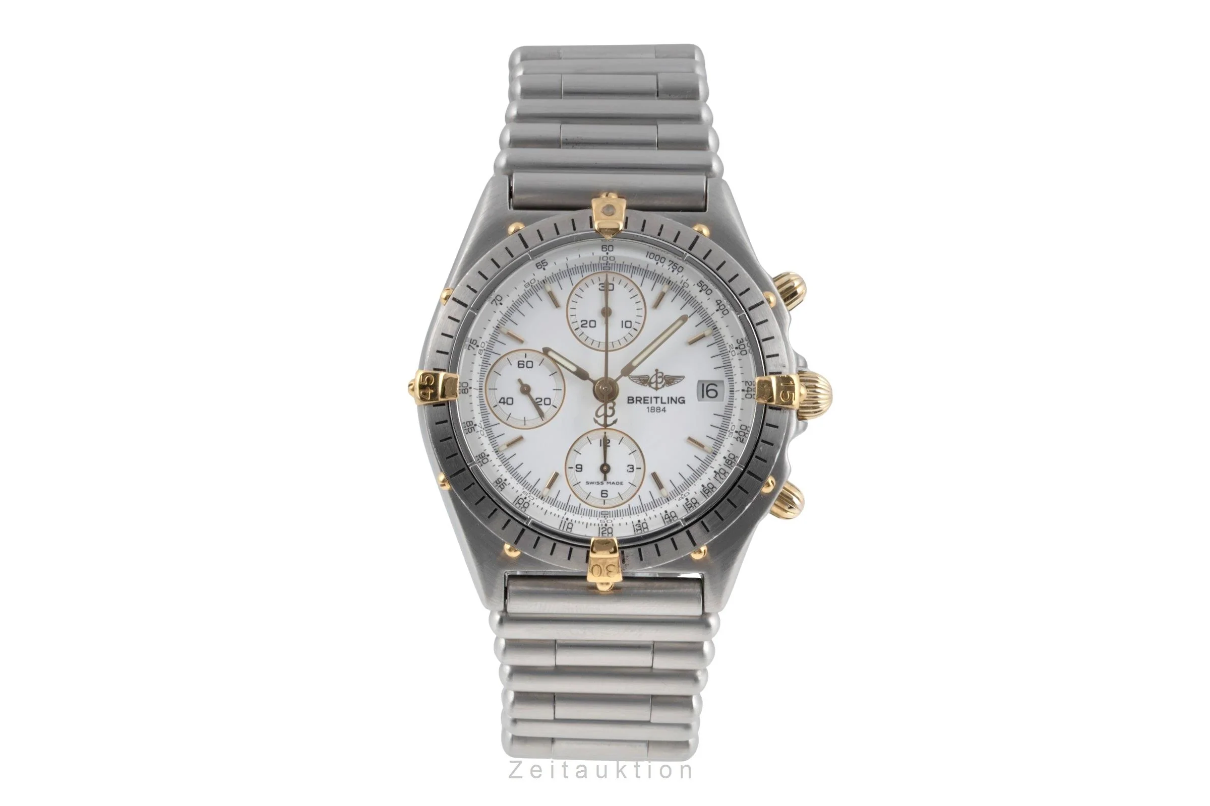 Breitling Chronomat chronograph steel / gold automatic men's watch 81950 A  [2600709] - Image 5