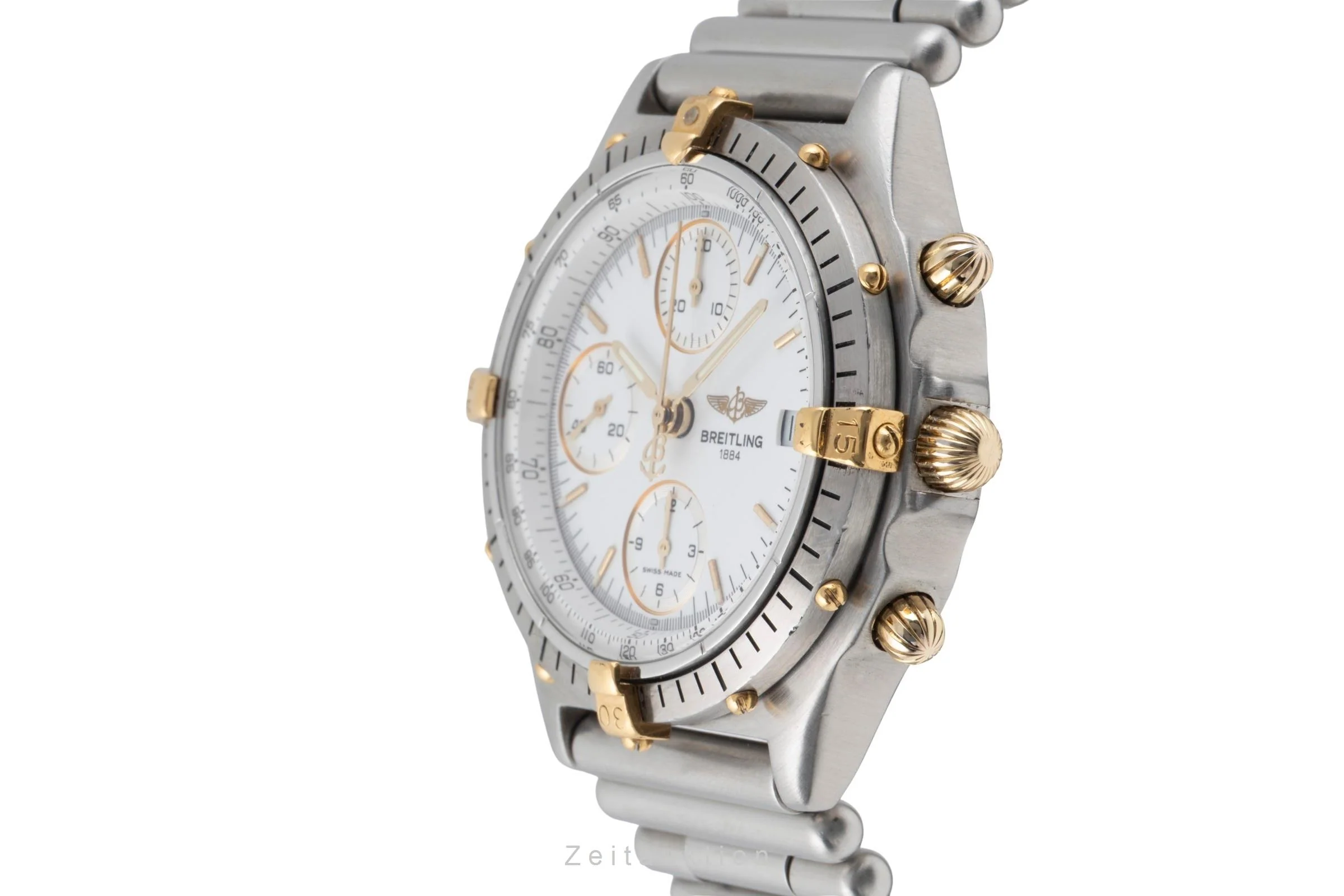 Breitling Chronomat chronograph steel / gold automatic men's watch 81950 A  [2600709] - Image 7