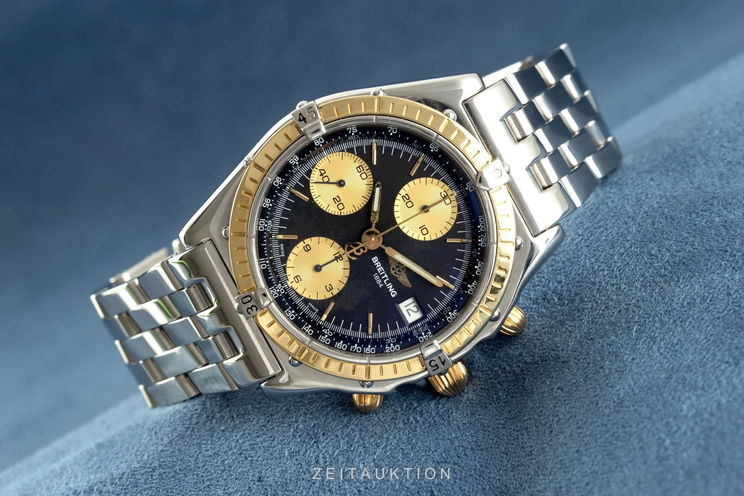 Breitling Chronomat chronograph steel / gold automatic men's watch B13048  [2103803] - Image 2