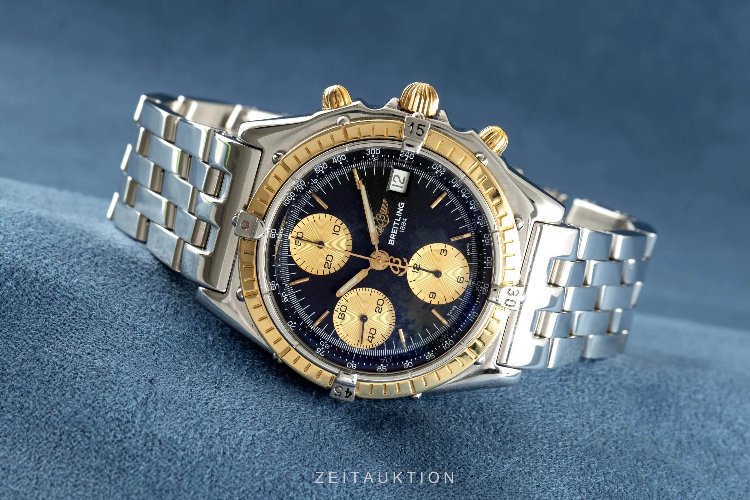 Breitling Chronomat chronograph steel / gold automatic men's watch B13048  [2103803] - Image 3