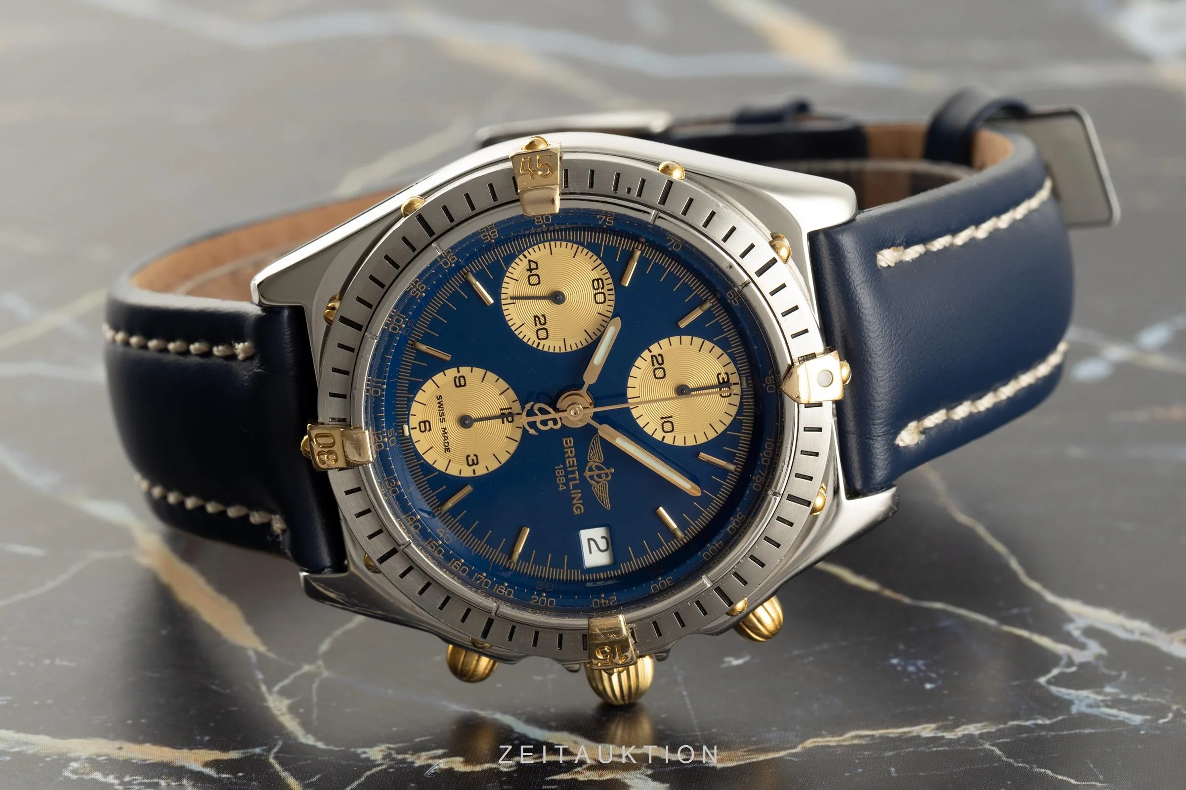 Breitling Chronomat chronograph steel / gold automatic men's watch B13048  [2104588] - Image 2