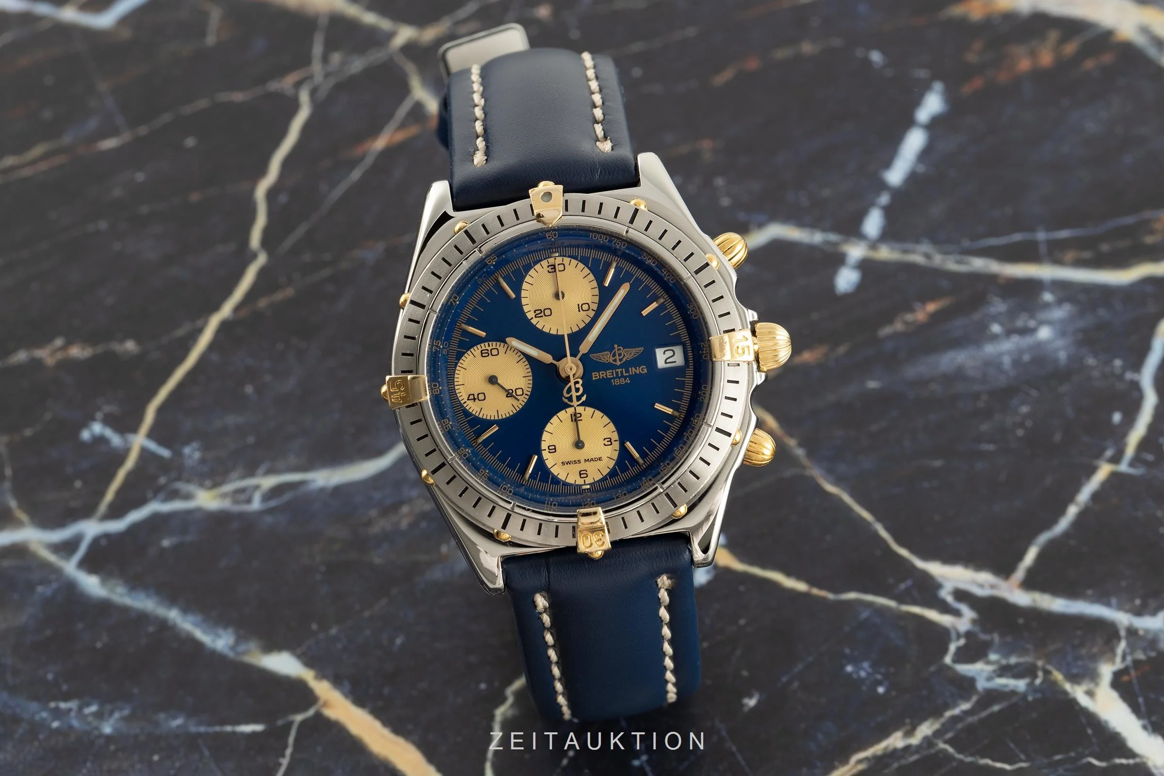 Breitling Chronomat chronograph steel / gold automatic men's watch B13048  [2104588] - Image 3