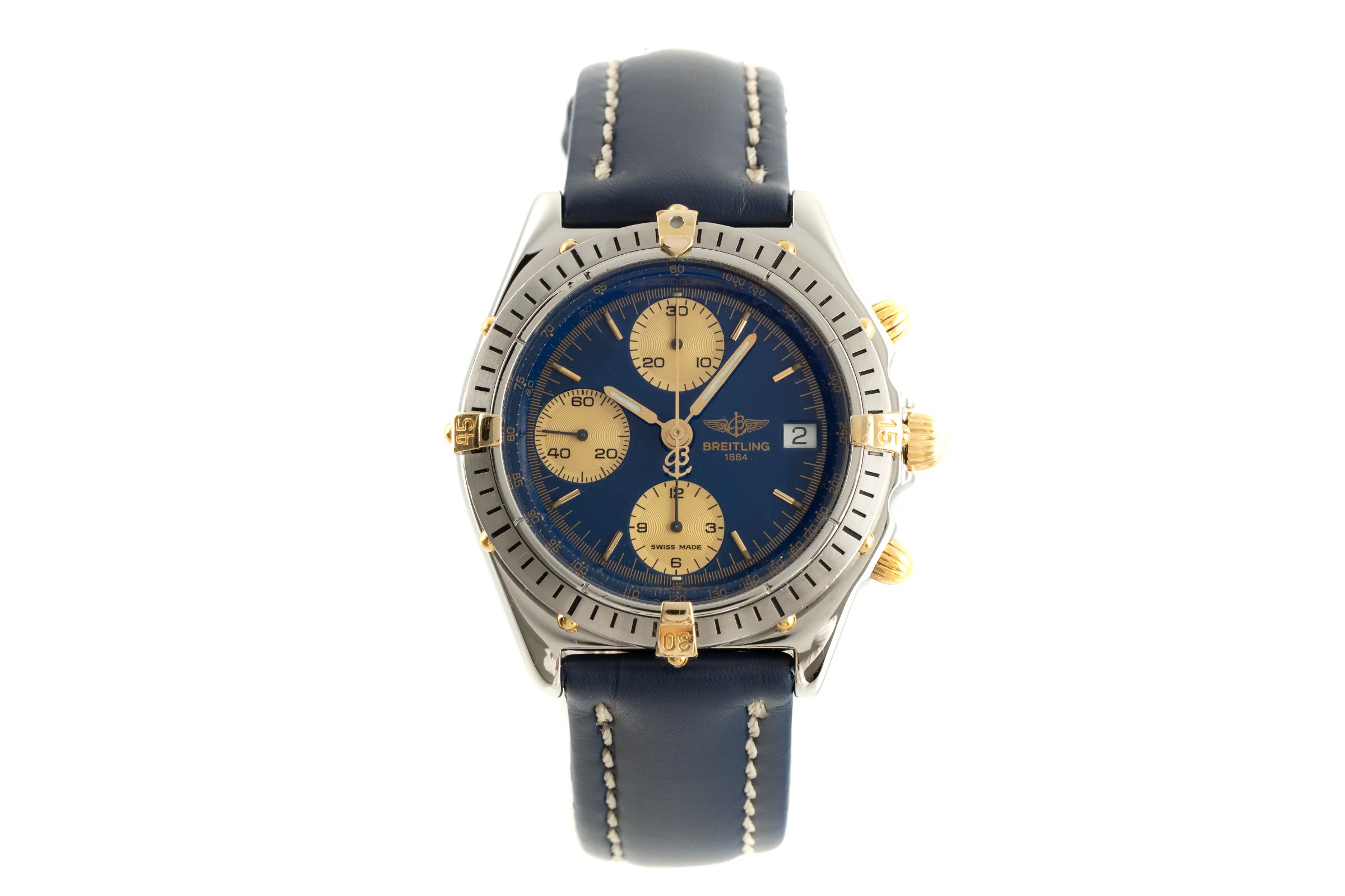 Breitling Chronomat chronograph steel / gold automatic men's watch B13048  [2104588] - Image 4