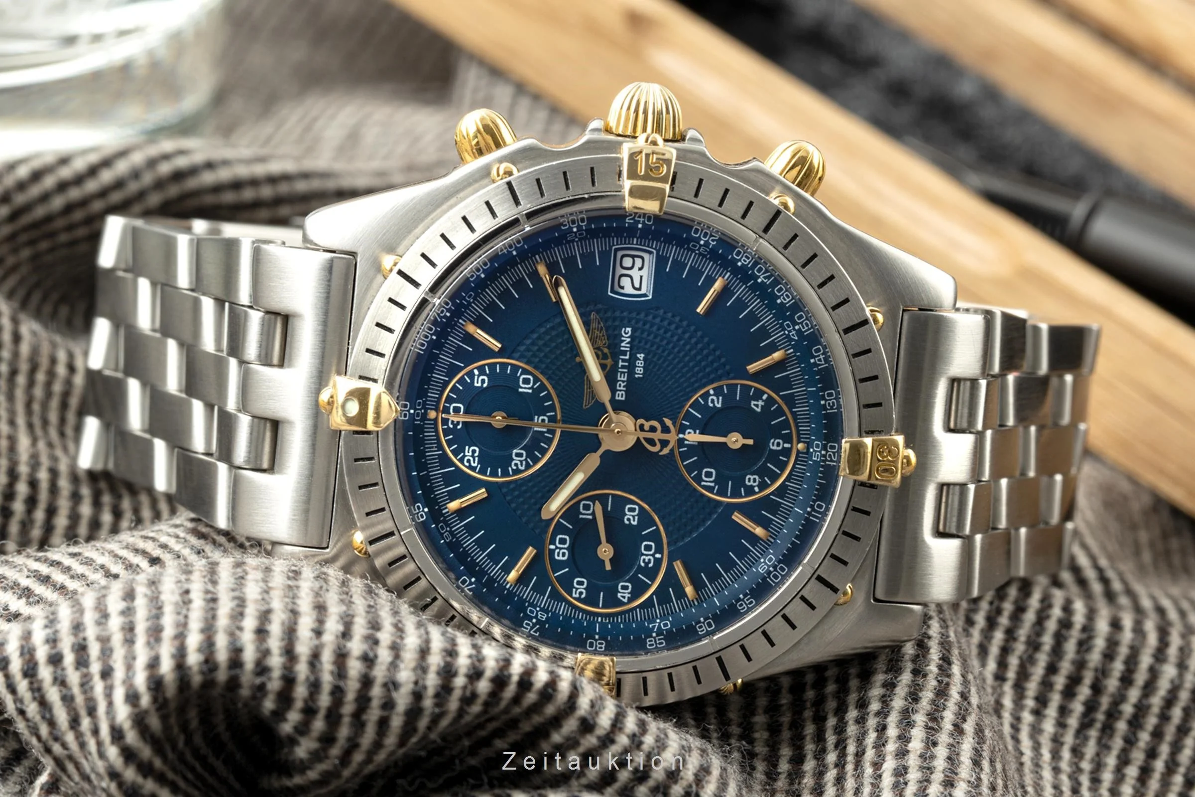 Breitling Chronomat chronograph steel / gold automatic men's watch B13048 LP: 8950EUR  [2200458] - Image 2