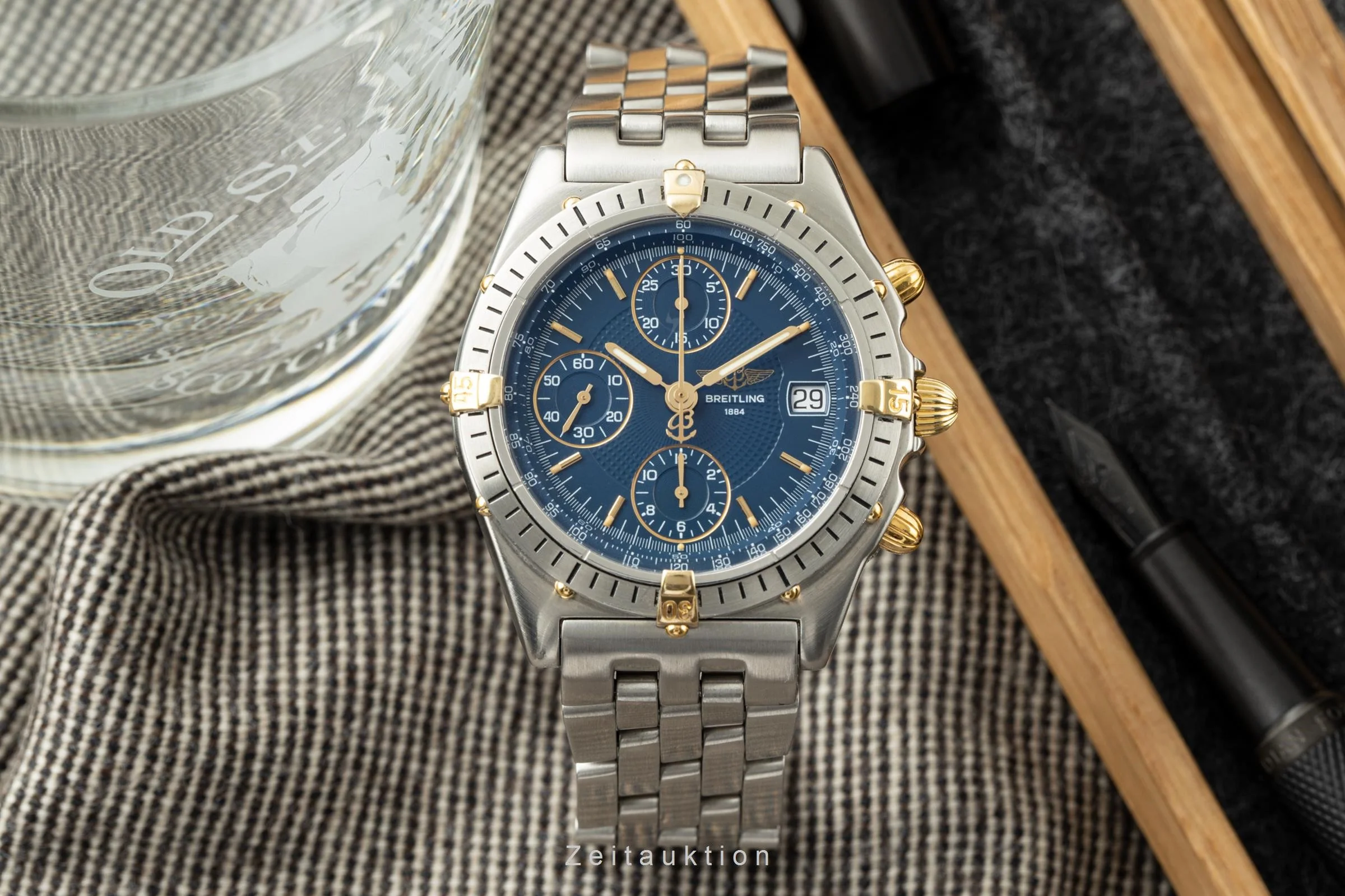 Breitling Chronomat chronograph steel / gold automatic men's watch B13048 LP: 8950EUR  [2200458] - Image 3