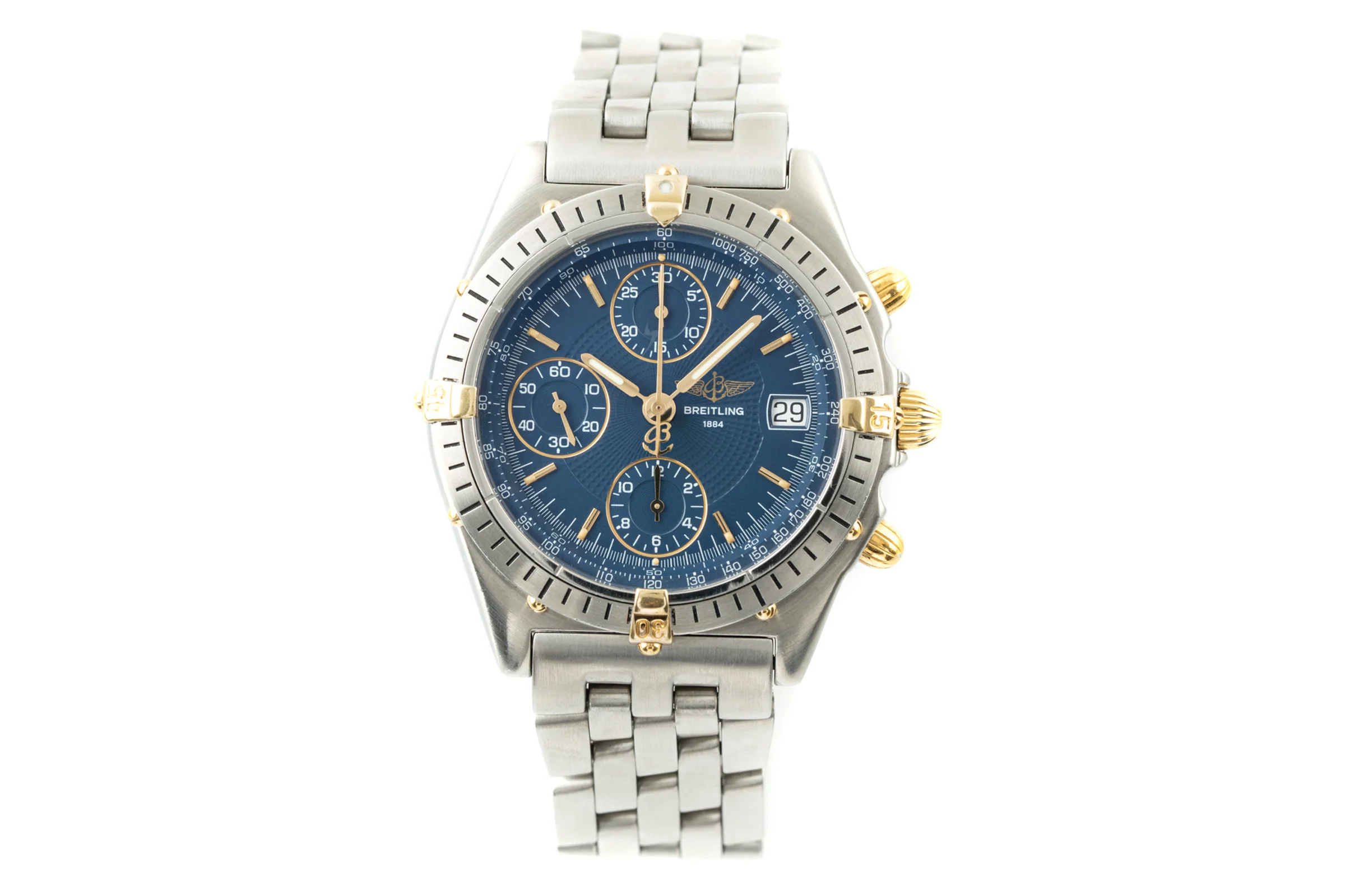 Breitling Chronomat chronograph steel / gold automatic men's watch B13048 LP: 8950EUR  [2200458] - Image 4