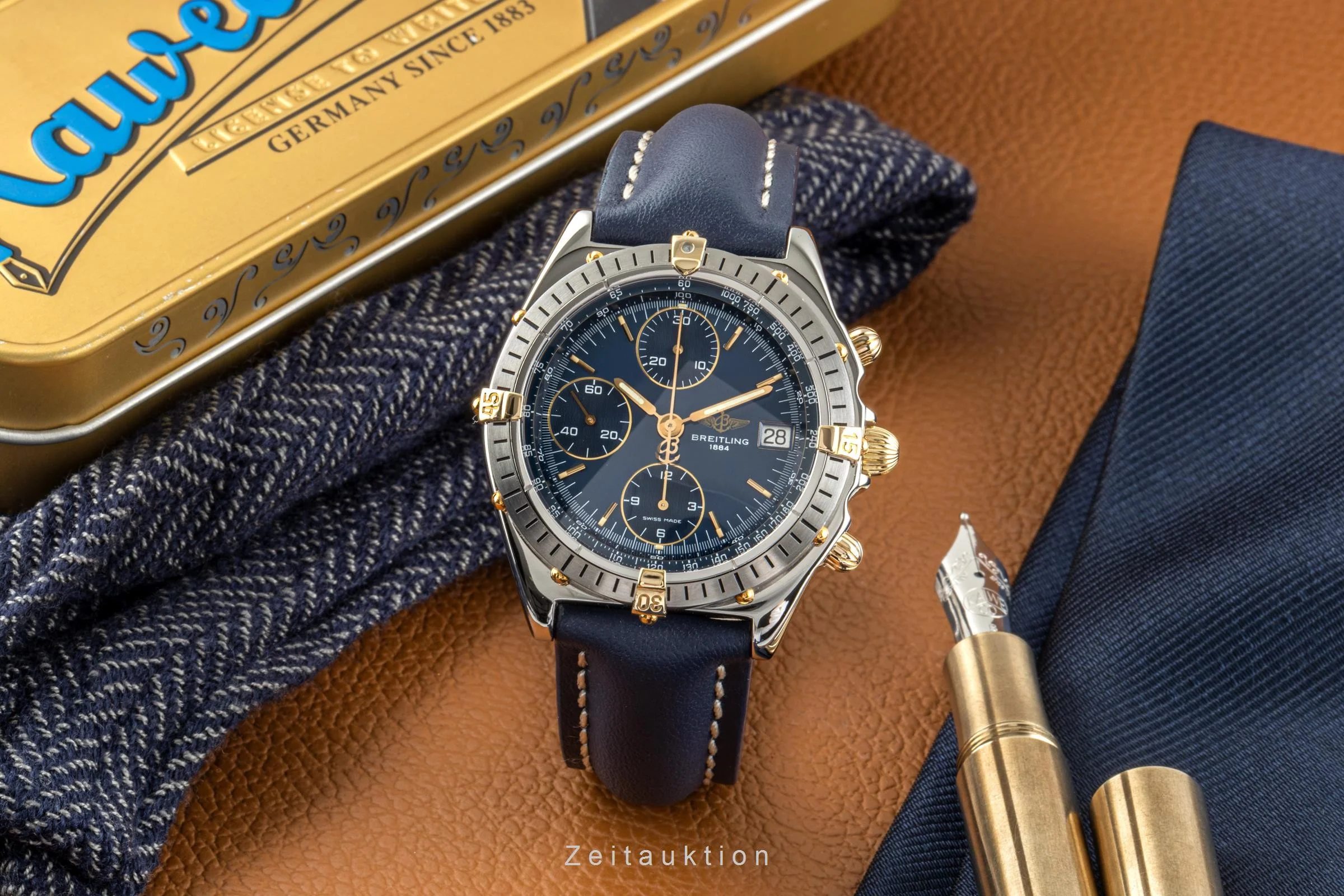 Breitling Chronomat chronograph steel / gold automatic men's watch B13048  [2300360] - Image 2