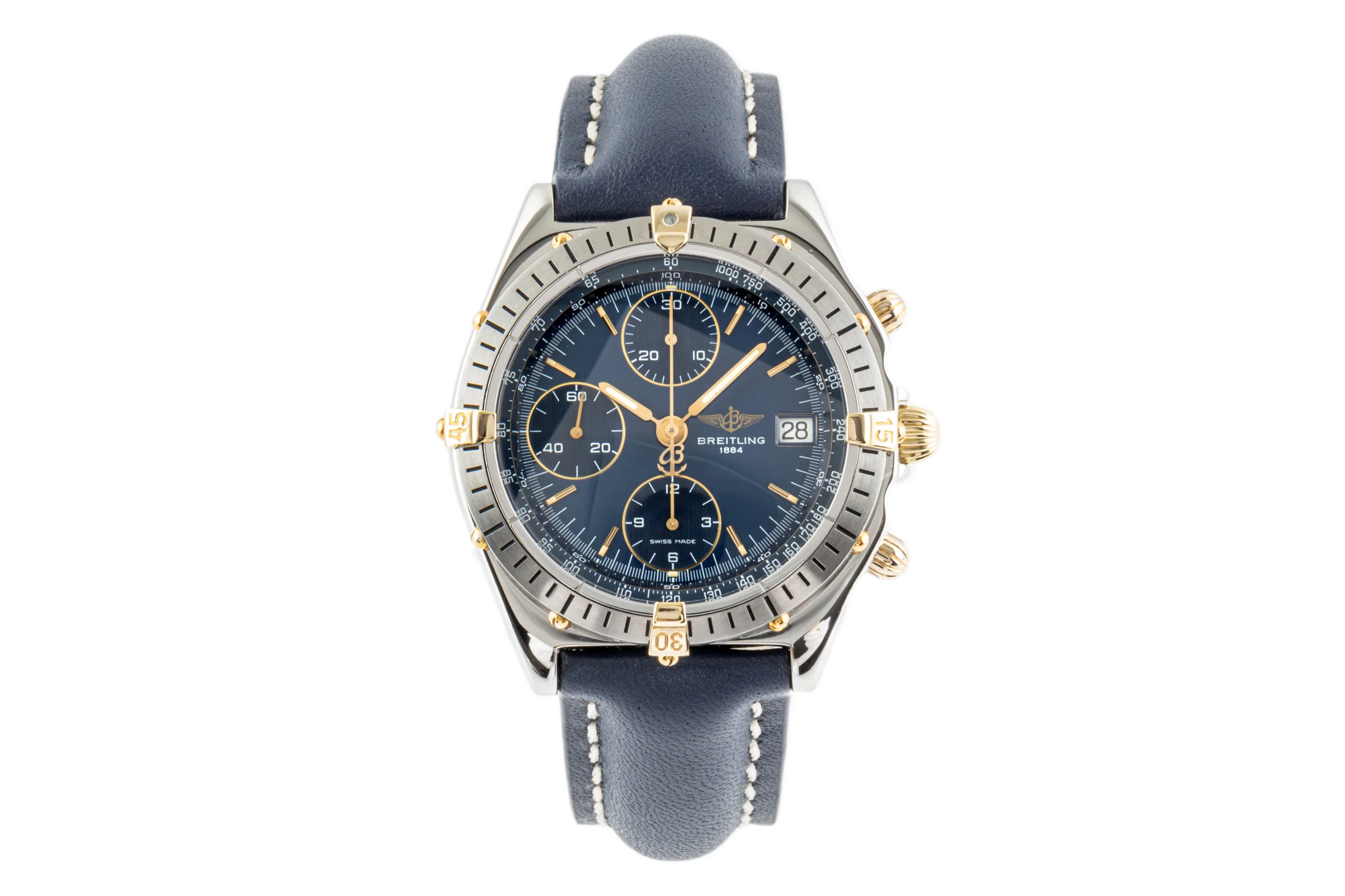 Breitling Chronomat chronograph steel / gold automatic men's watch B13048  [2300360] - Image 4