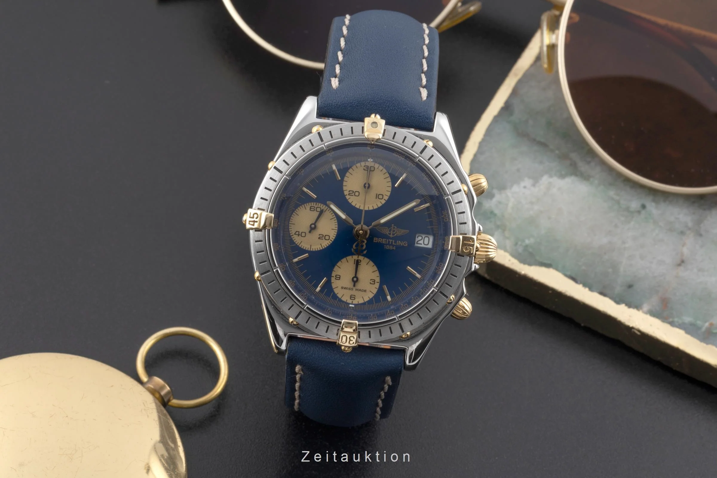 Breitling Chronomat chronograph steel / gold automatic men's watch B13048  [2506266] - Image 4